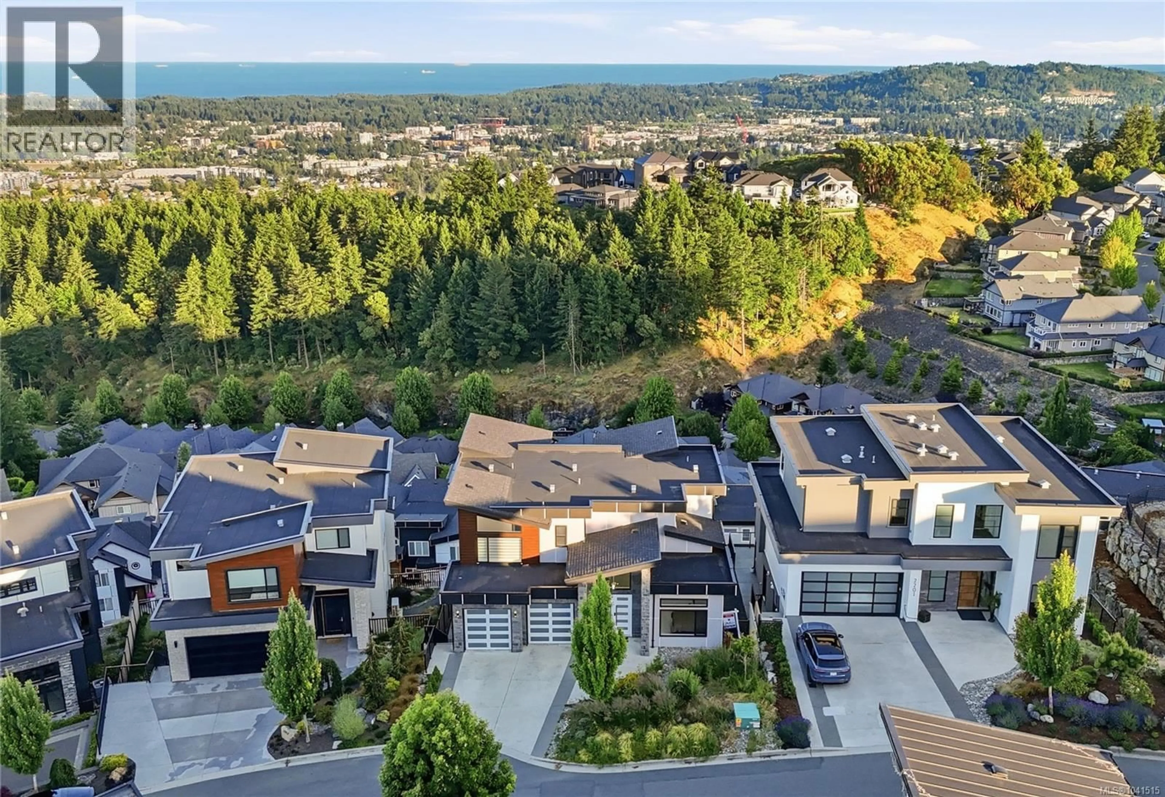 A pic from outside/outdoor area/front of a property/back of a property/a pic from drone, mountain view for 2197 NAVIGATORS RISE, Langford British Columbia V9B0P4