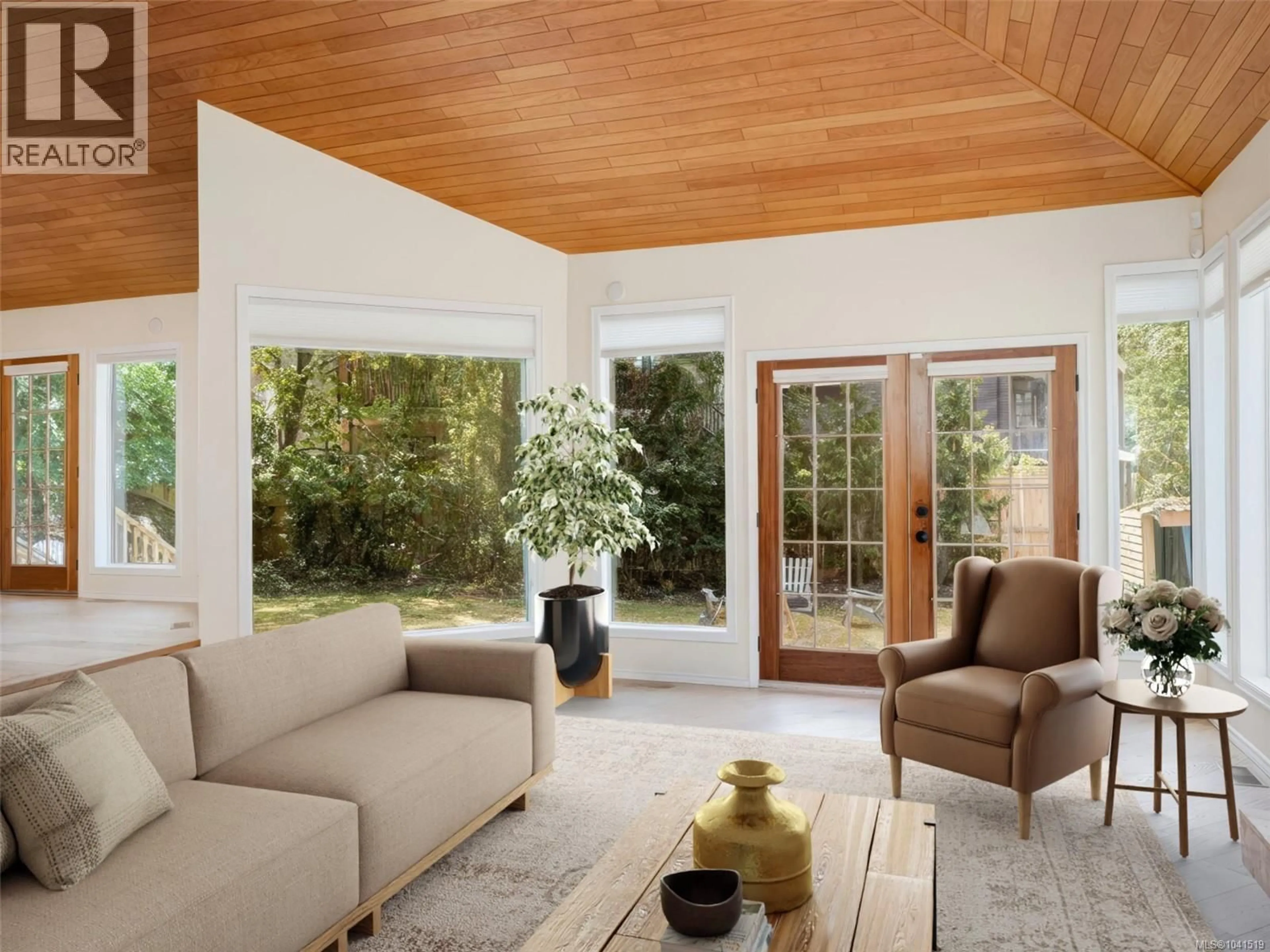 Living room with furniture, wood/laminate floor for 2745 GREEN VALE AVENUE, Saanich British Columbia V8N1S3