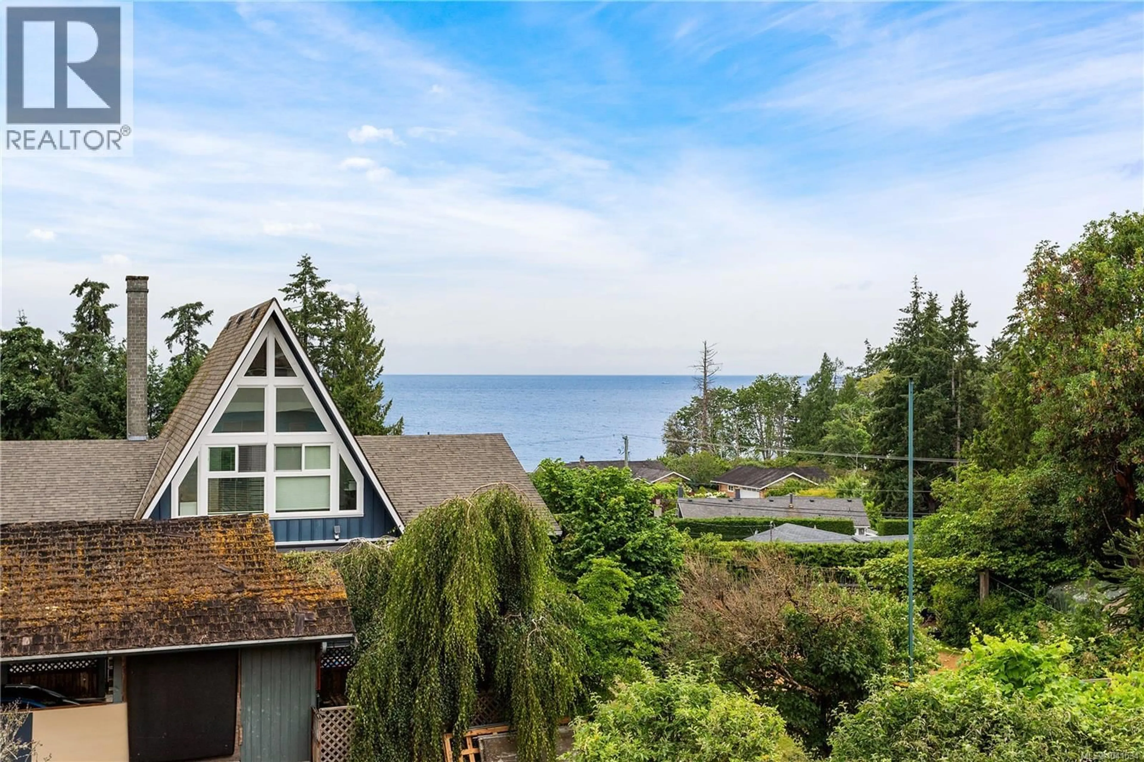A pic from outside/outdoor area/front of a property/back of a property/a pic from drone, water/lake/river/ocean view for 7000 CAILLET ROAD, Lantzville British Columbia V0R2H0