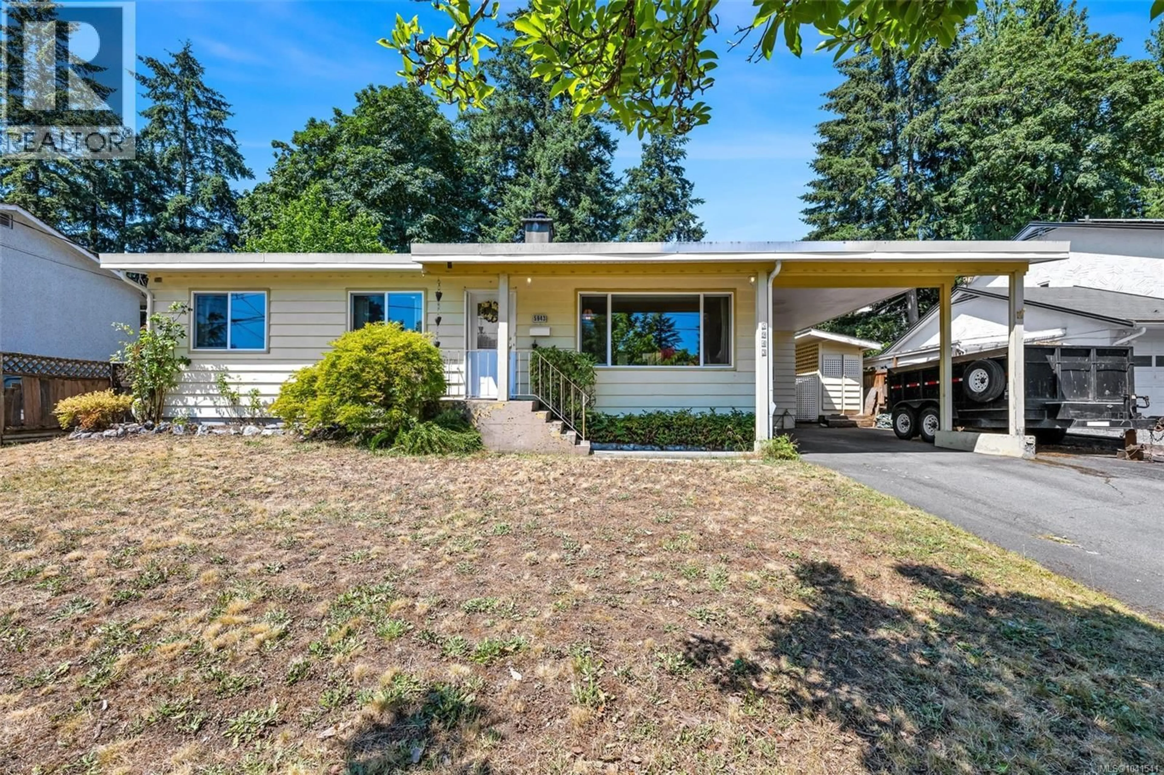 Home with vinyl exterior material, street for 5943 DEUCHARS DRIVE, Duncan British Columbia V9L1L5