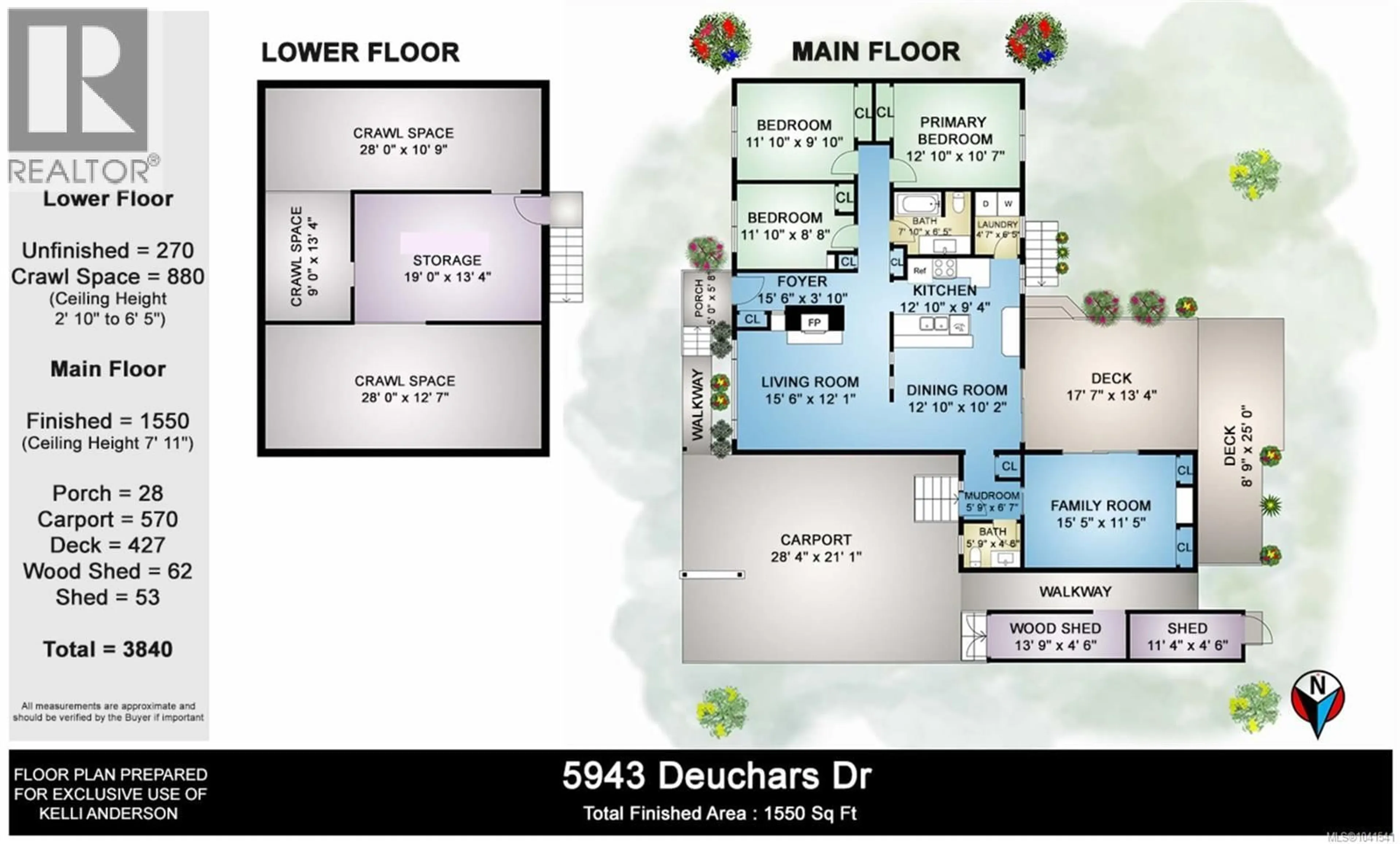 Floor plan for 5943 DEUCHARS DRIVE, Duncan British Columbia V9L1L5