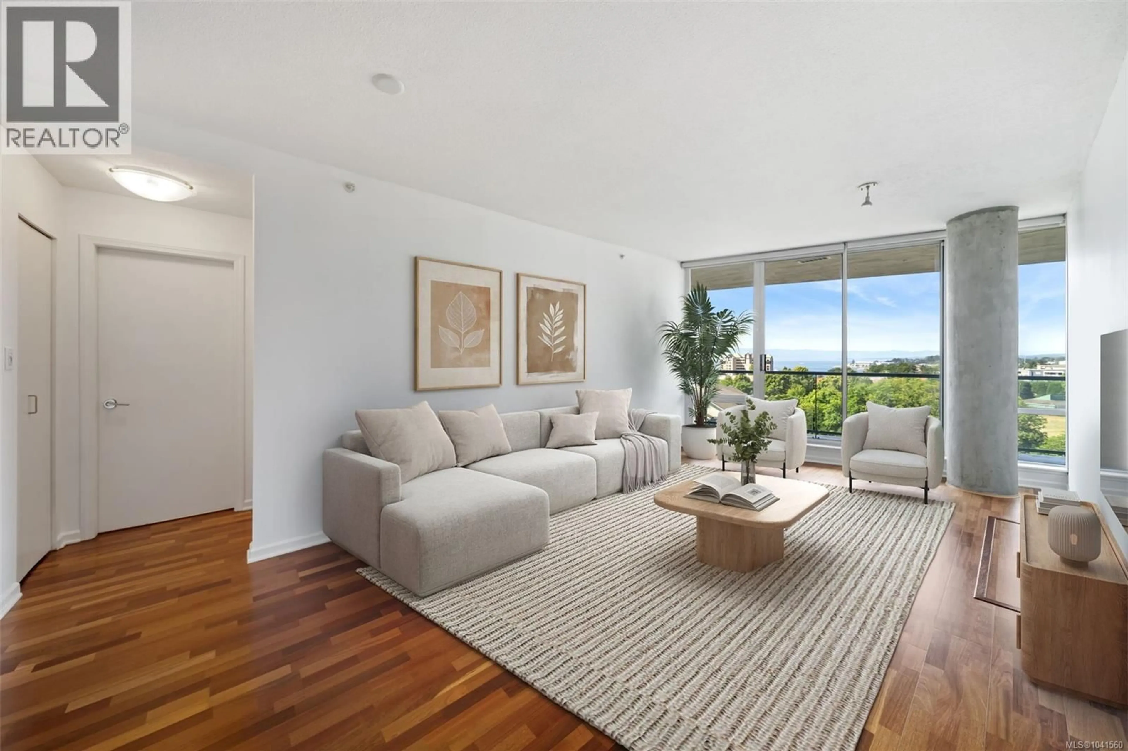 Living room with furniture, unknown for 806 - 160 WILSON STREET, Victoria British Columbia V9A7P9