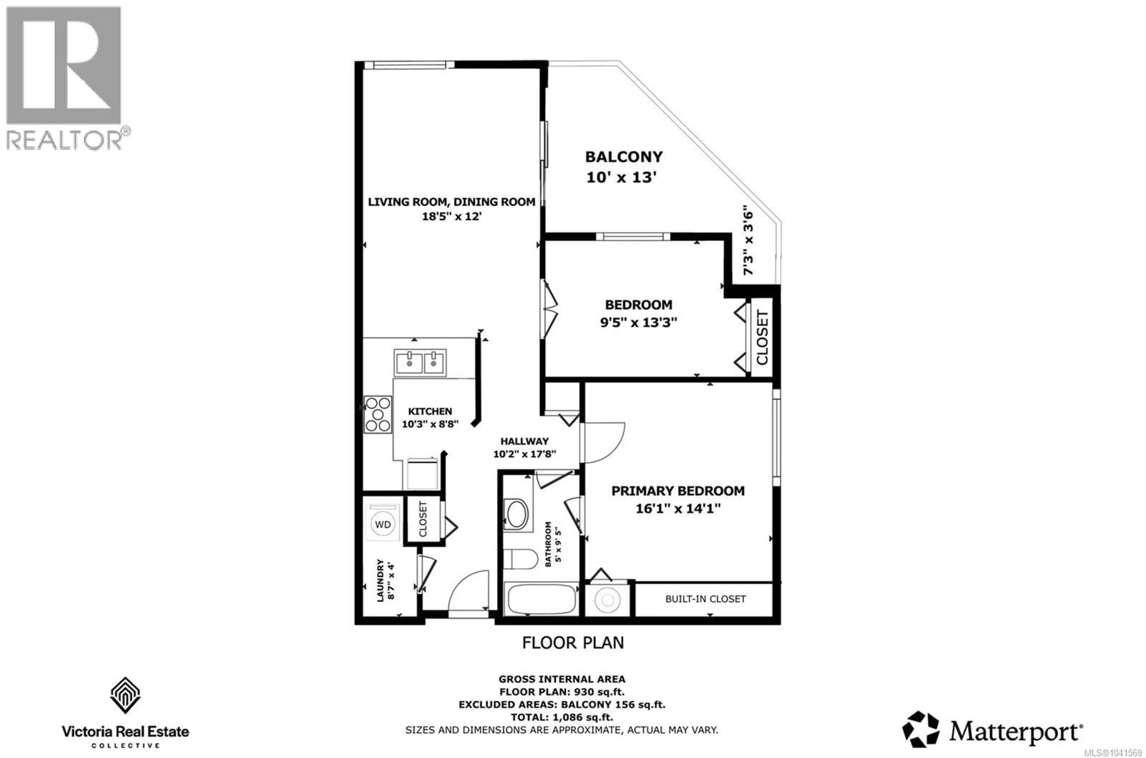 Floor plan for 204 - 7070 WEST SAANICH ROAD, Central Saanich British Columbia V8M1P5