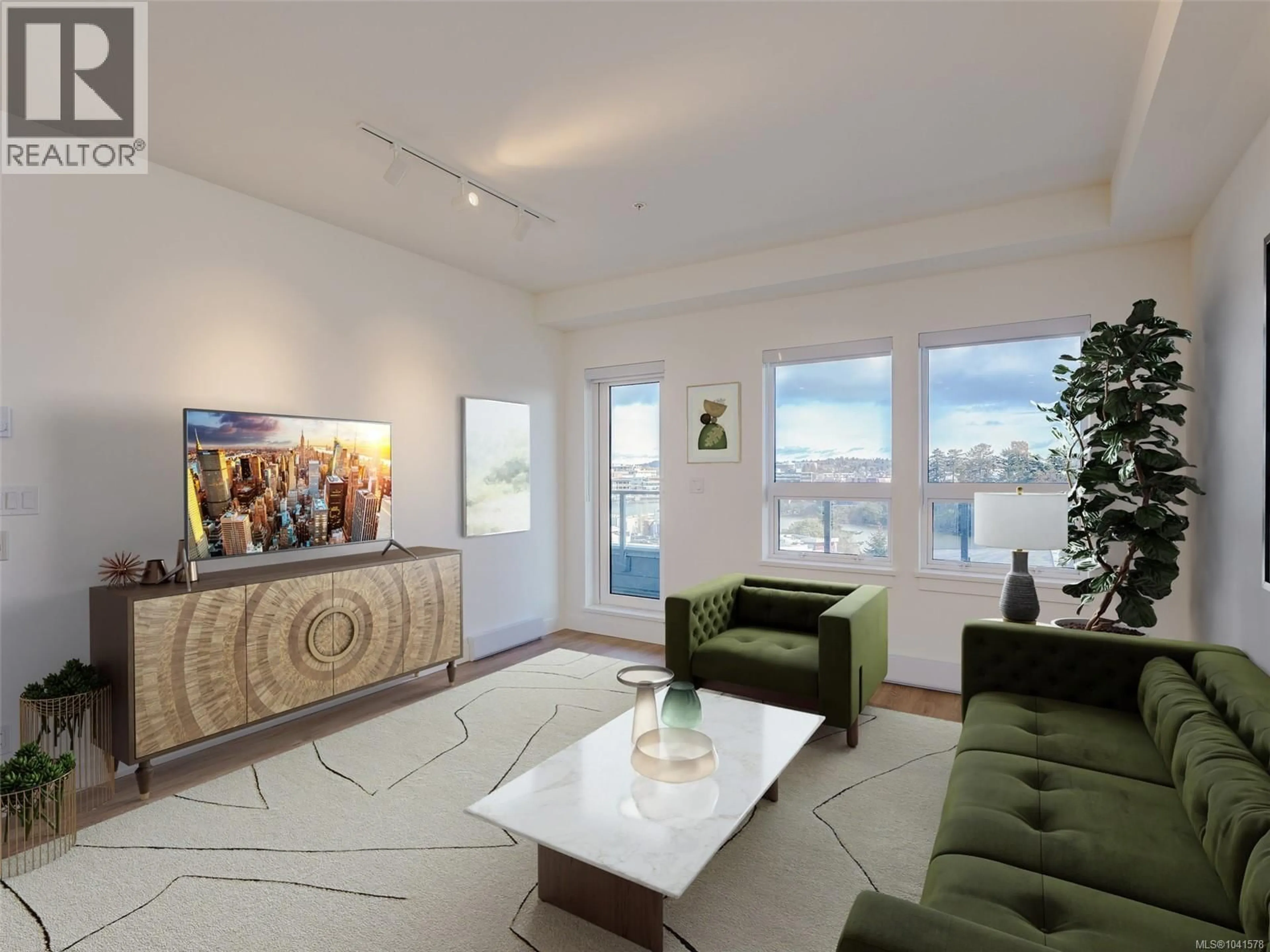 Living room with furniture, unknown for 403 - 757 TYEE ROAD, Victoria British Columbia V9A7P7