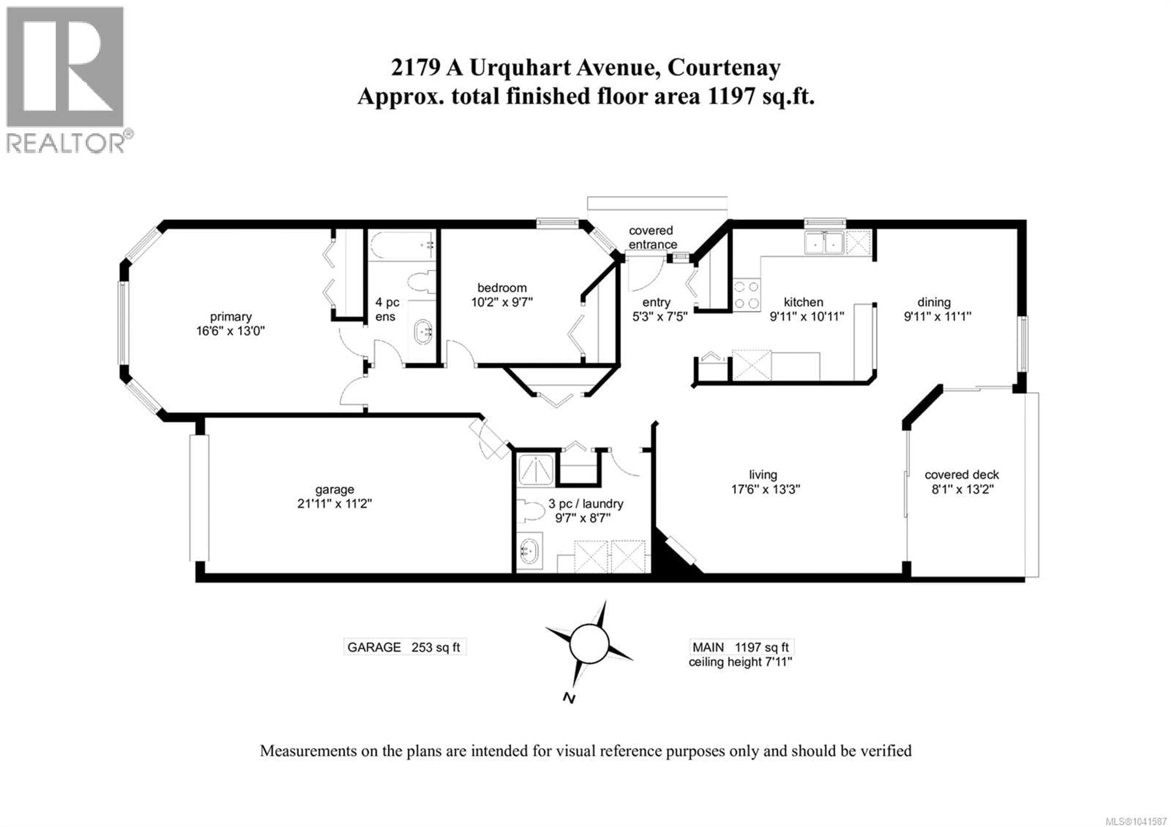 Floor plan for A - 2179 URQUHART AVENUE, Courtenay British Columbia V9N7W3