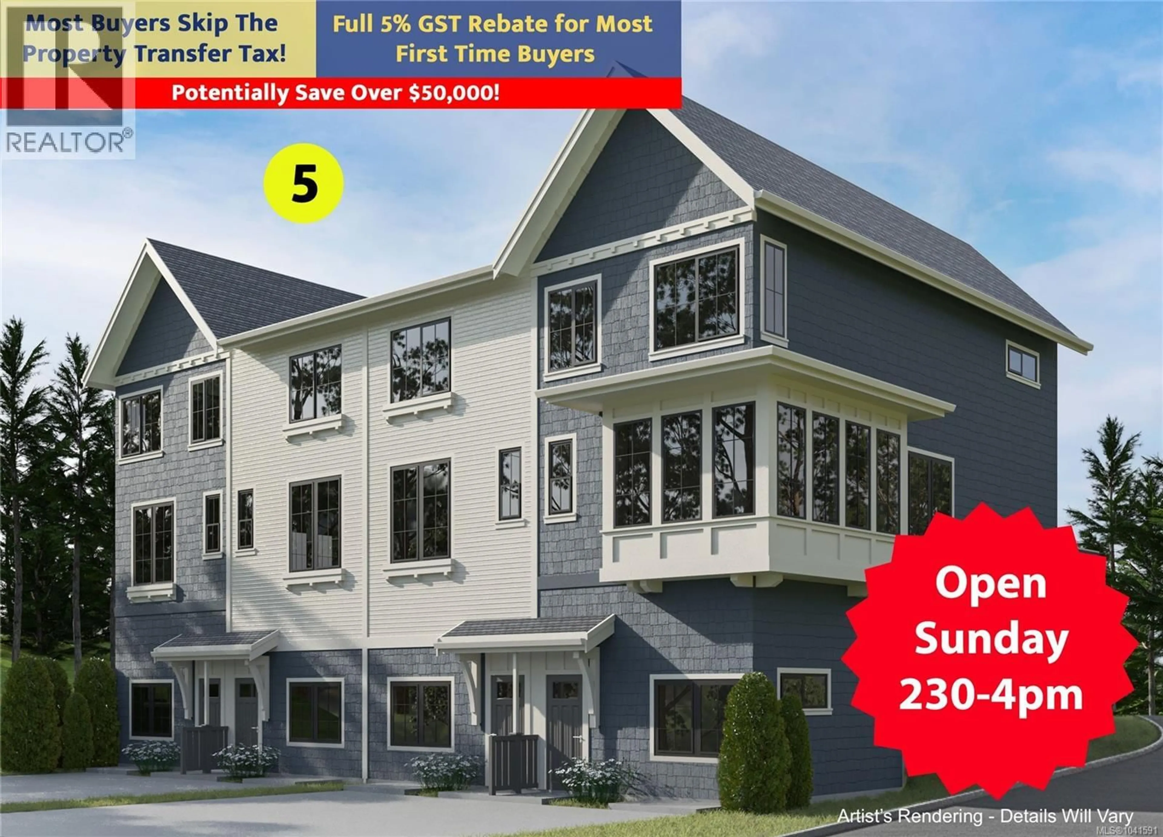 Home with vinyl exterior material, building for 5 - 3439 TRUMPETER STREET, Colwood British Columbia V9C0R5