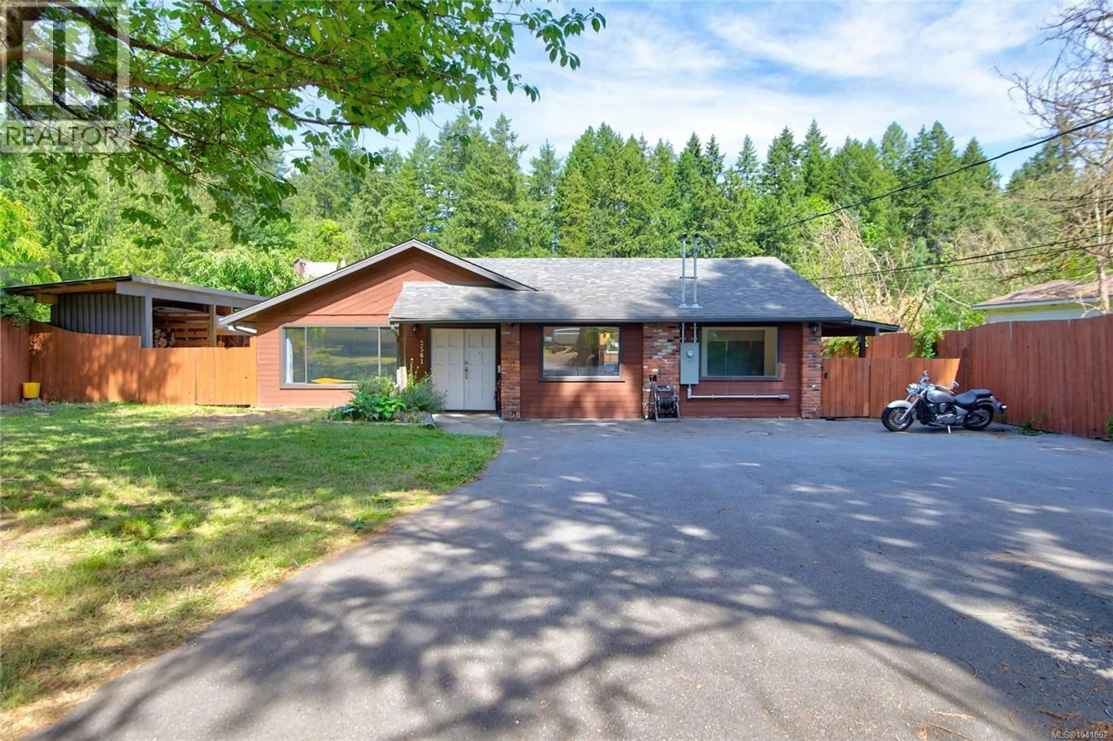 A pic from outside/outdoor area/front of a property/back of a property/a pic from drone, street for 2561 MABLEY ROAD, Courtenay British Columbia V9N9K2