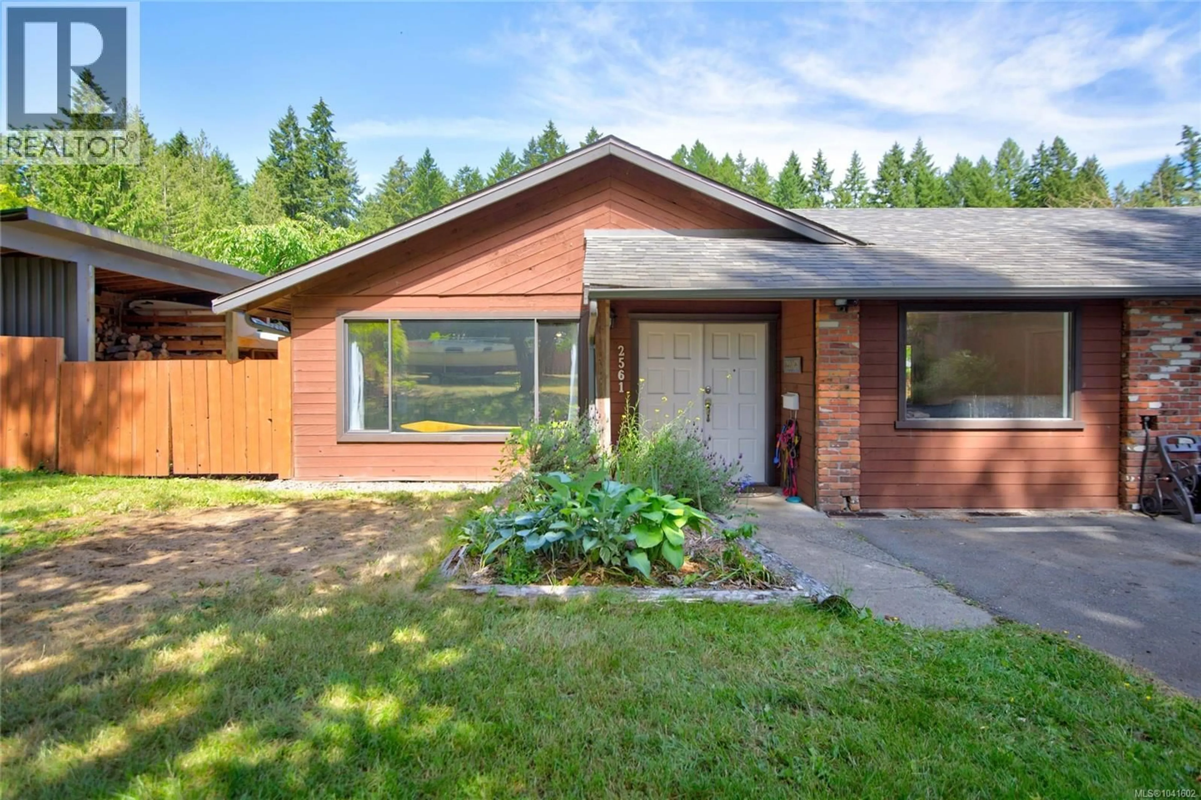 Home with brick exterior material, street for 2561 MABLEY ROAD, Courtenay British Columbia V9N9K2