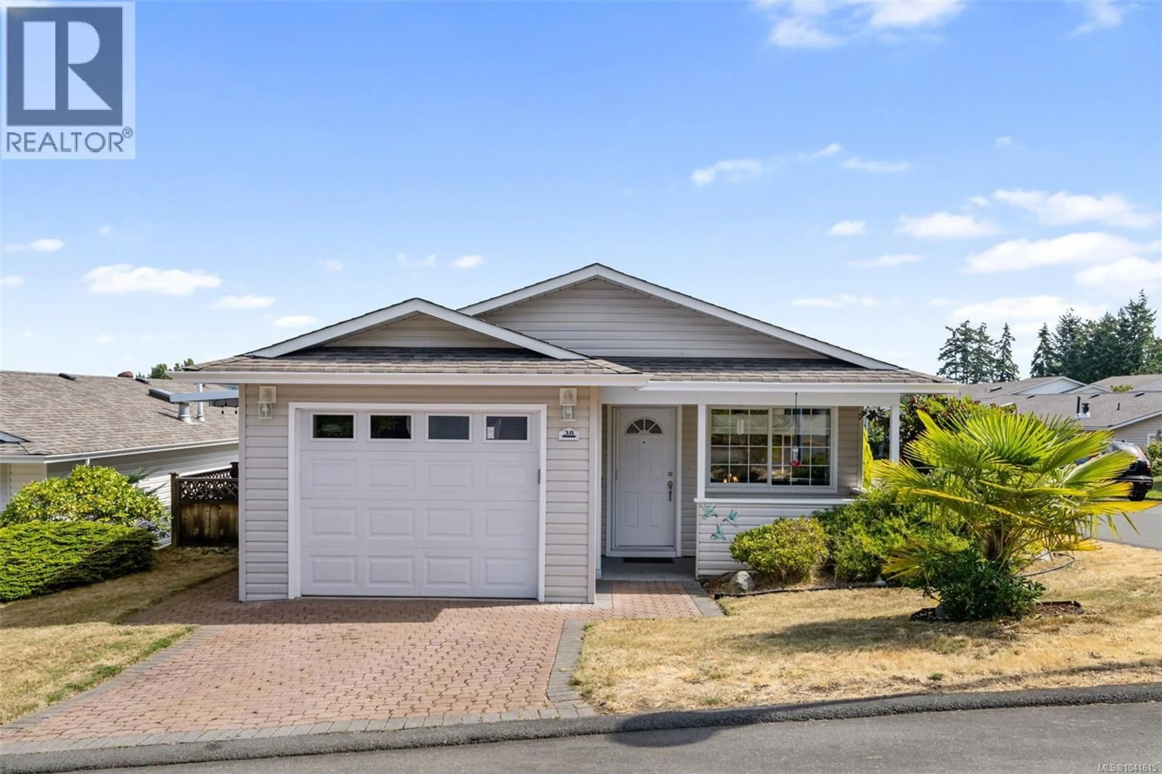 Home with vinyl exterior material, street for 38 EAGLE LANE, View Royal British Columbia V9A7M2