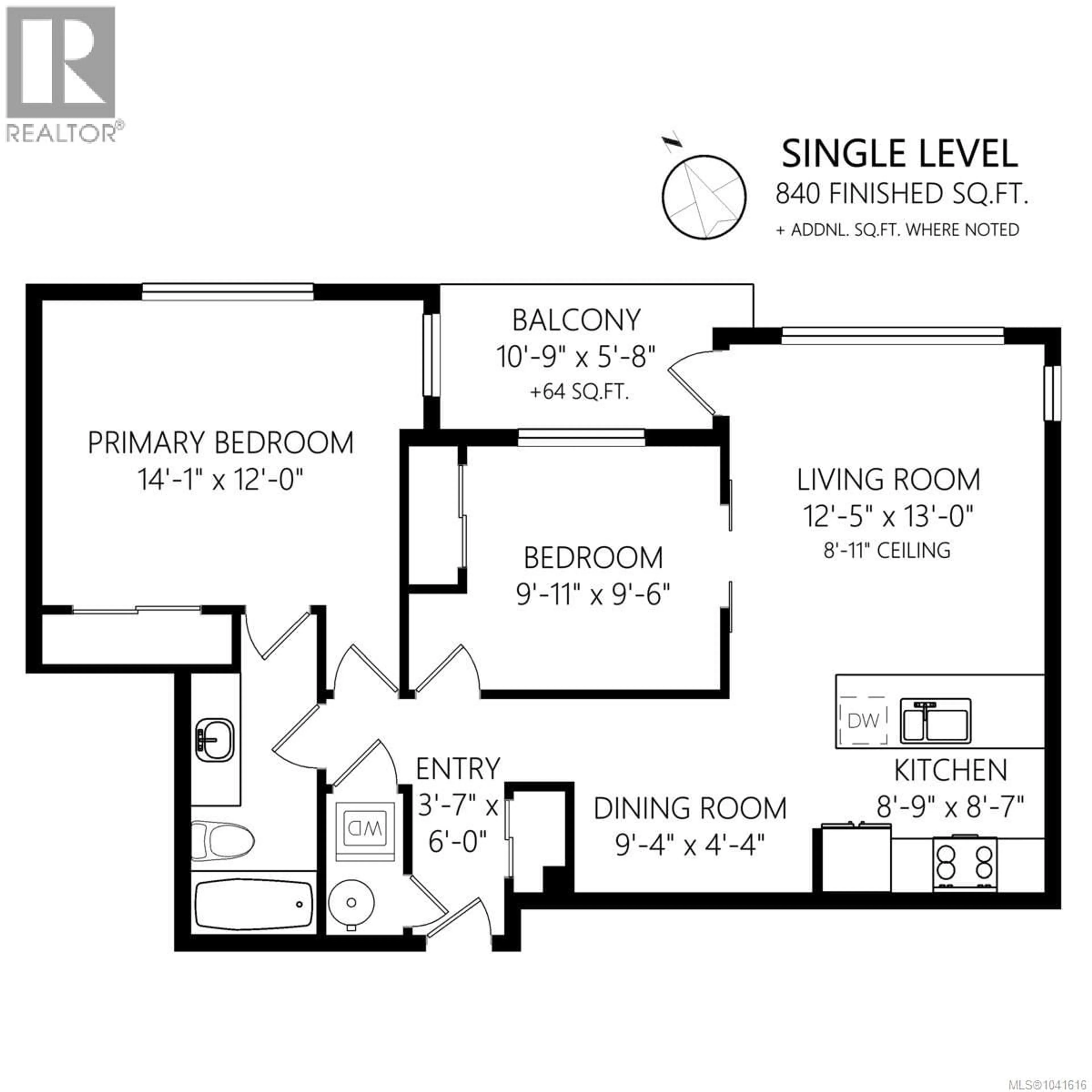 Floor plan for 203 - 1008 TILLICUM ROAD, Esquimalt British Columbia V9A1Z8