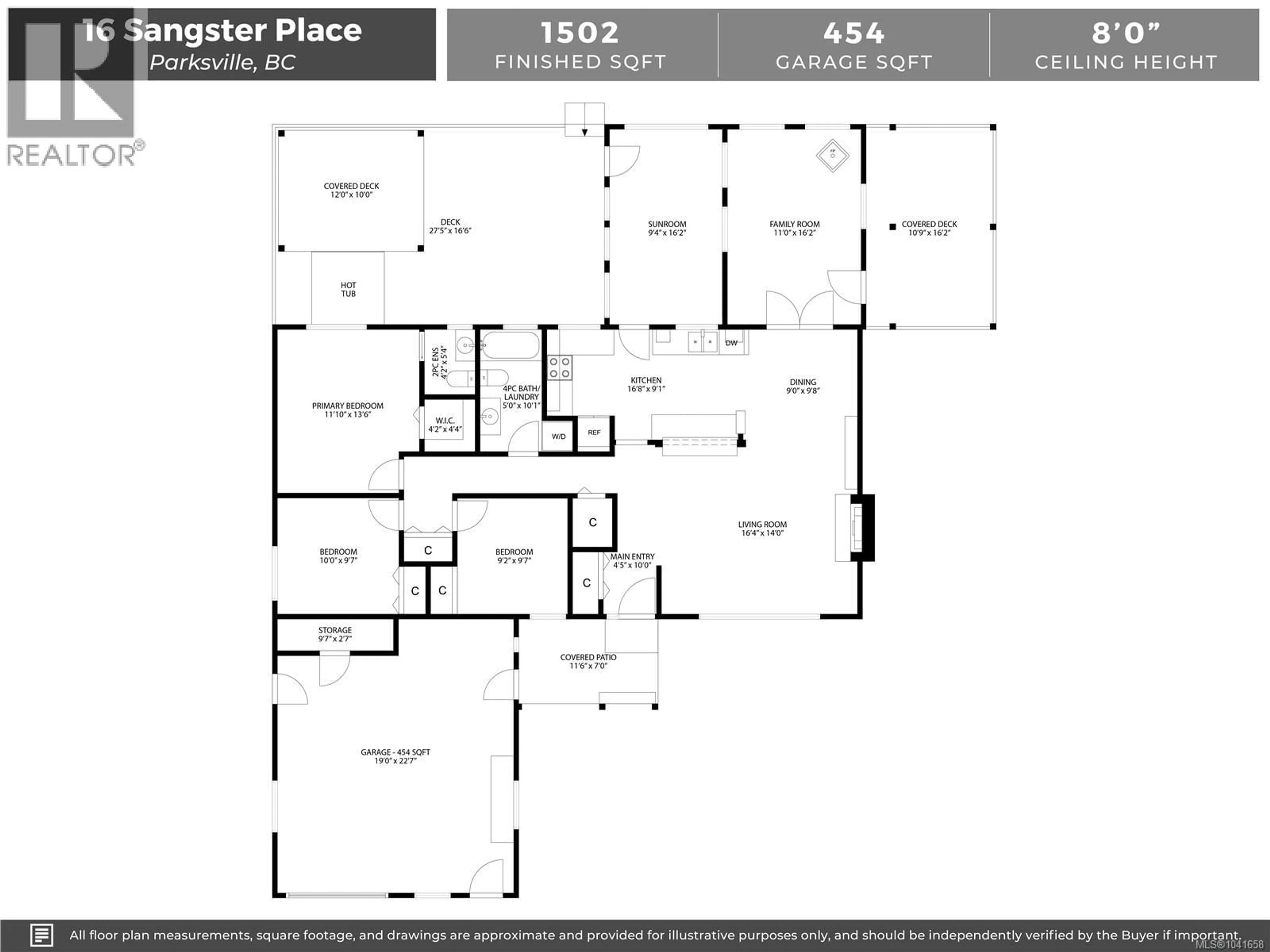 Floor plan for 16 SANGSTER PLACE, Parksville British Columbia V9P1G4