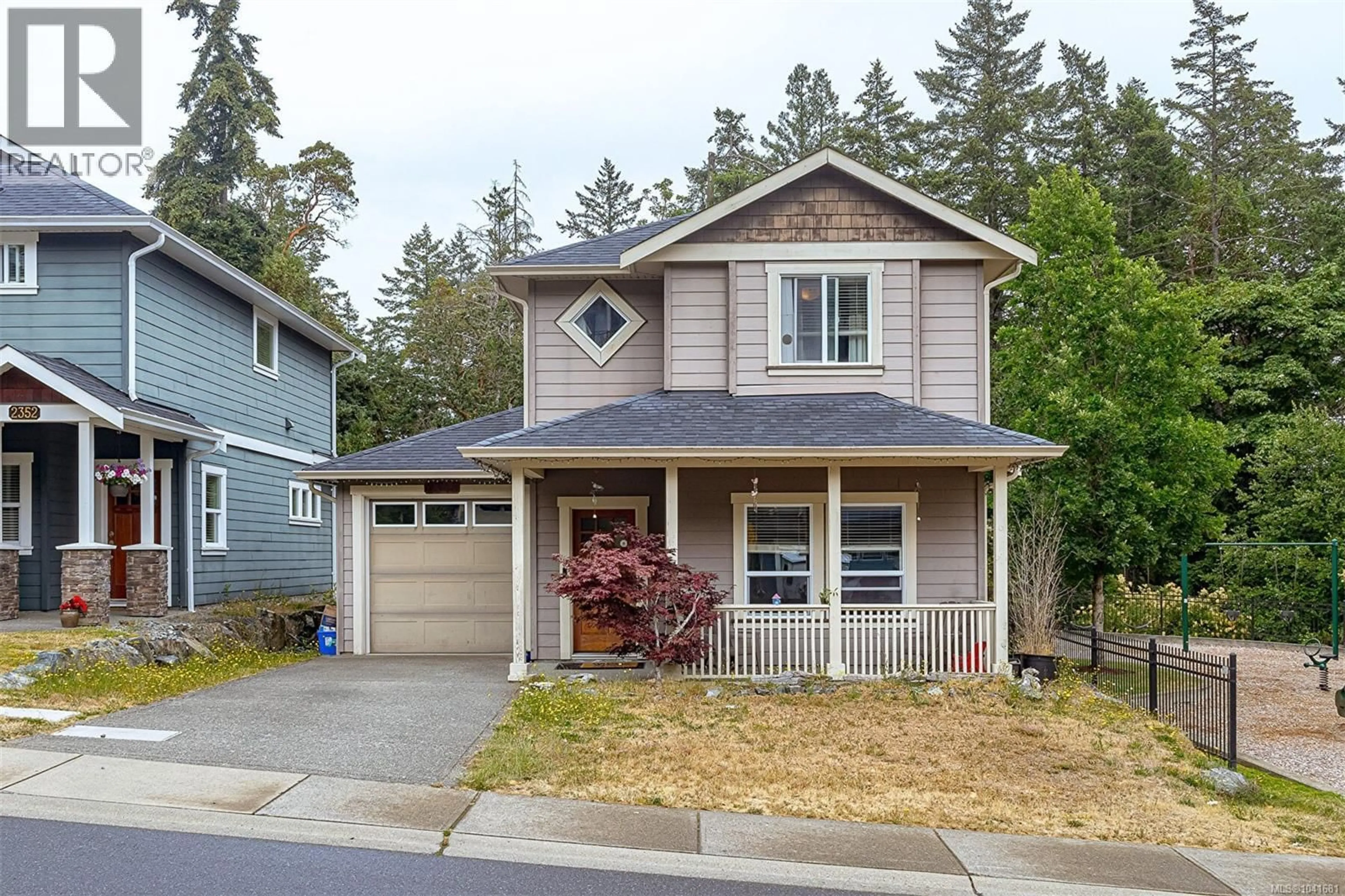 Home with vinyl exterior material, street for 2348 CHILCO ROAD, View Royal British Columbia V9B0N7