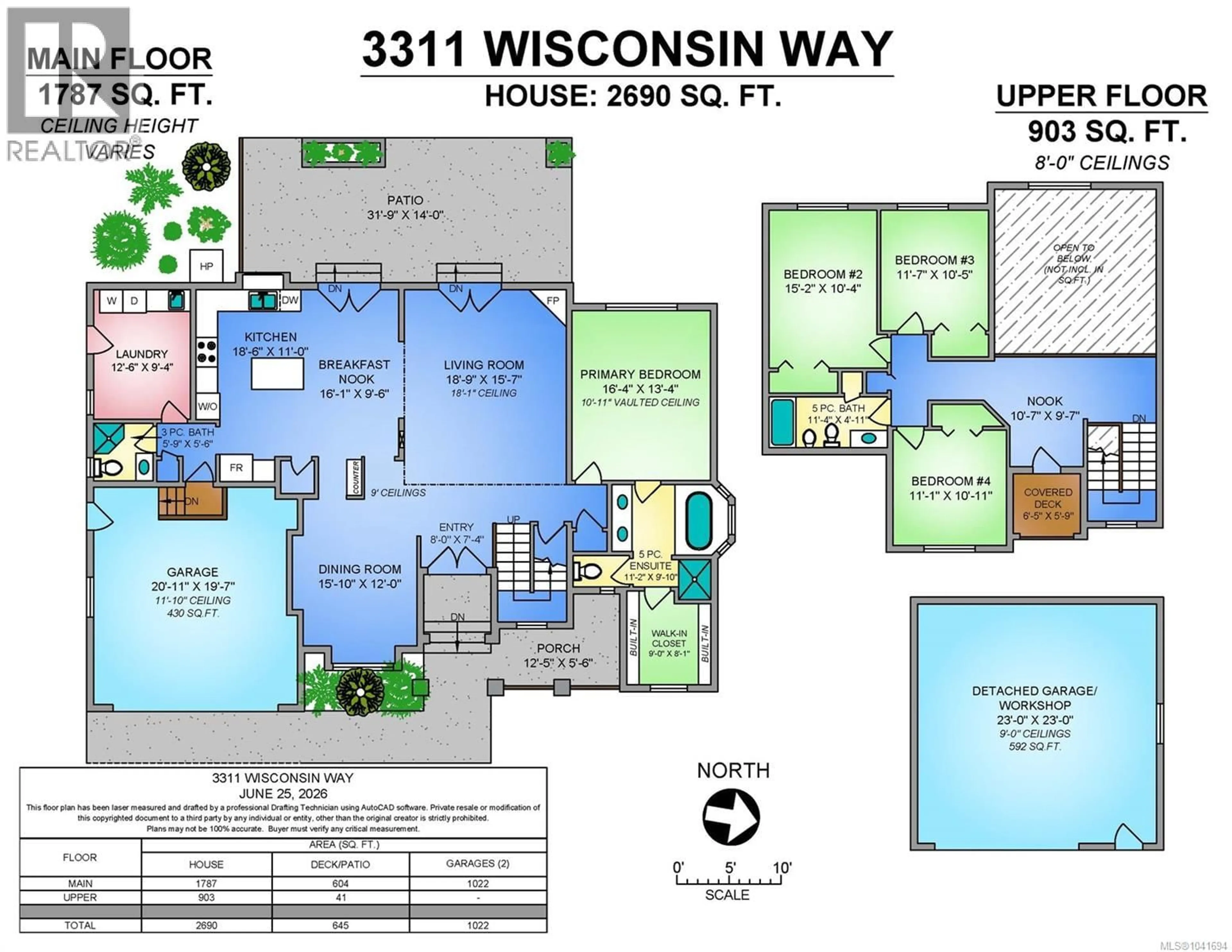 Floor plan for 3311 WISCONSIN WAY, Campbell River British Columbia V9H0A9