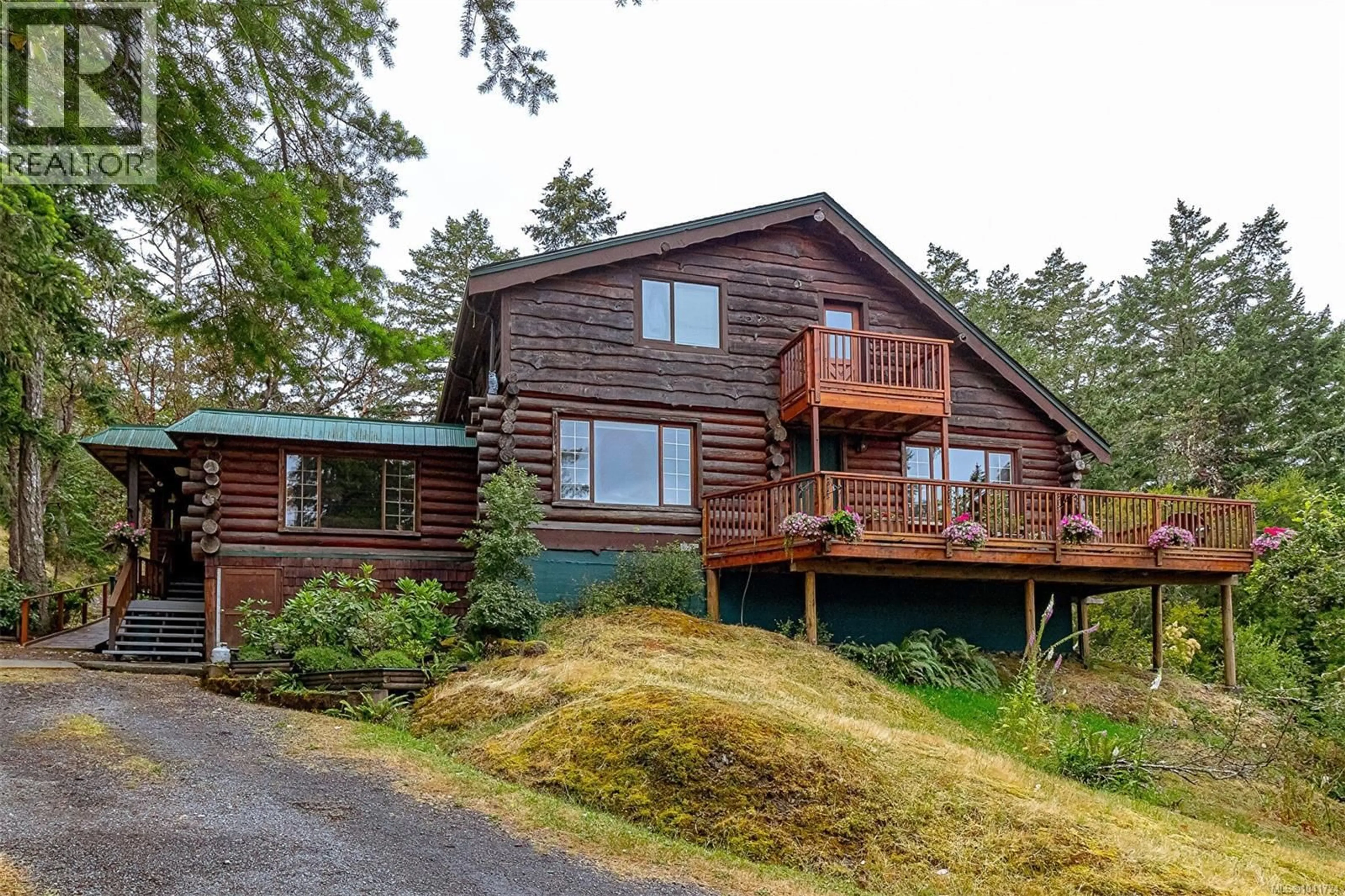 A pic from outside/outdoor area/front of a property/back of a property/a pic from drone, water/lake/river/ocean view for 266 MOSS HILL PLACE, Metchosin British Columbia V9C3Z2