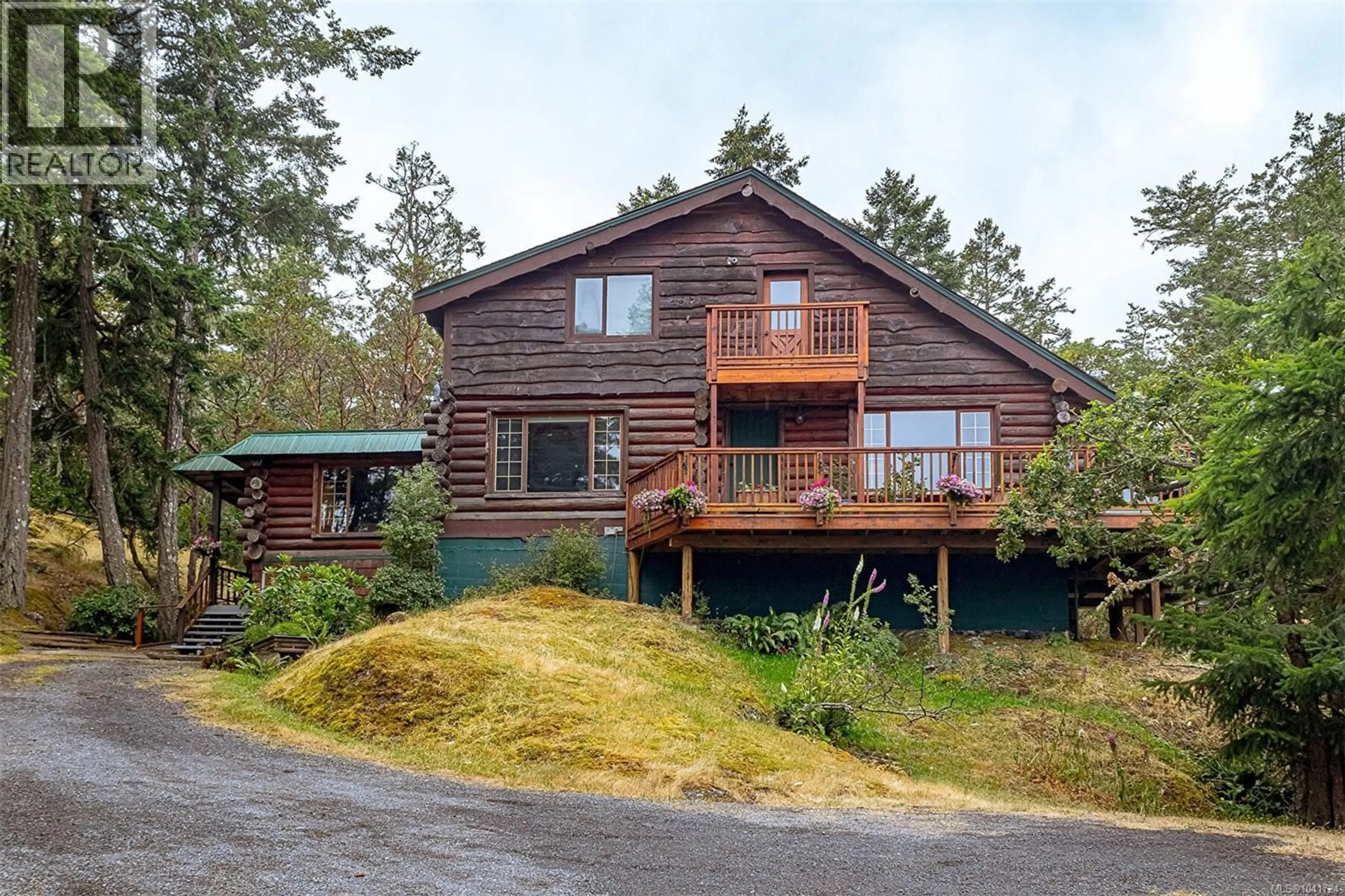 A pic from outside/outdoor area/front of a property/back of a property/a pic from drone, water/lake/river/ocean view for 266 MOSS HILL PLACE, Metchosin British Columbia V9C3Z2