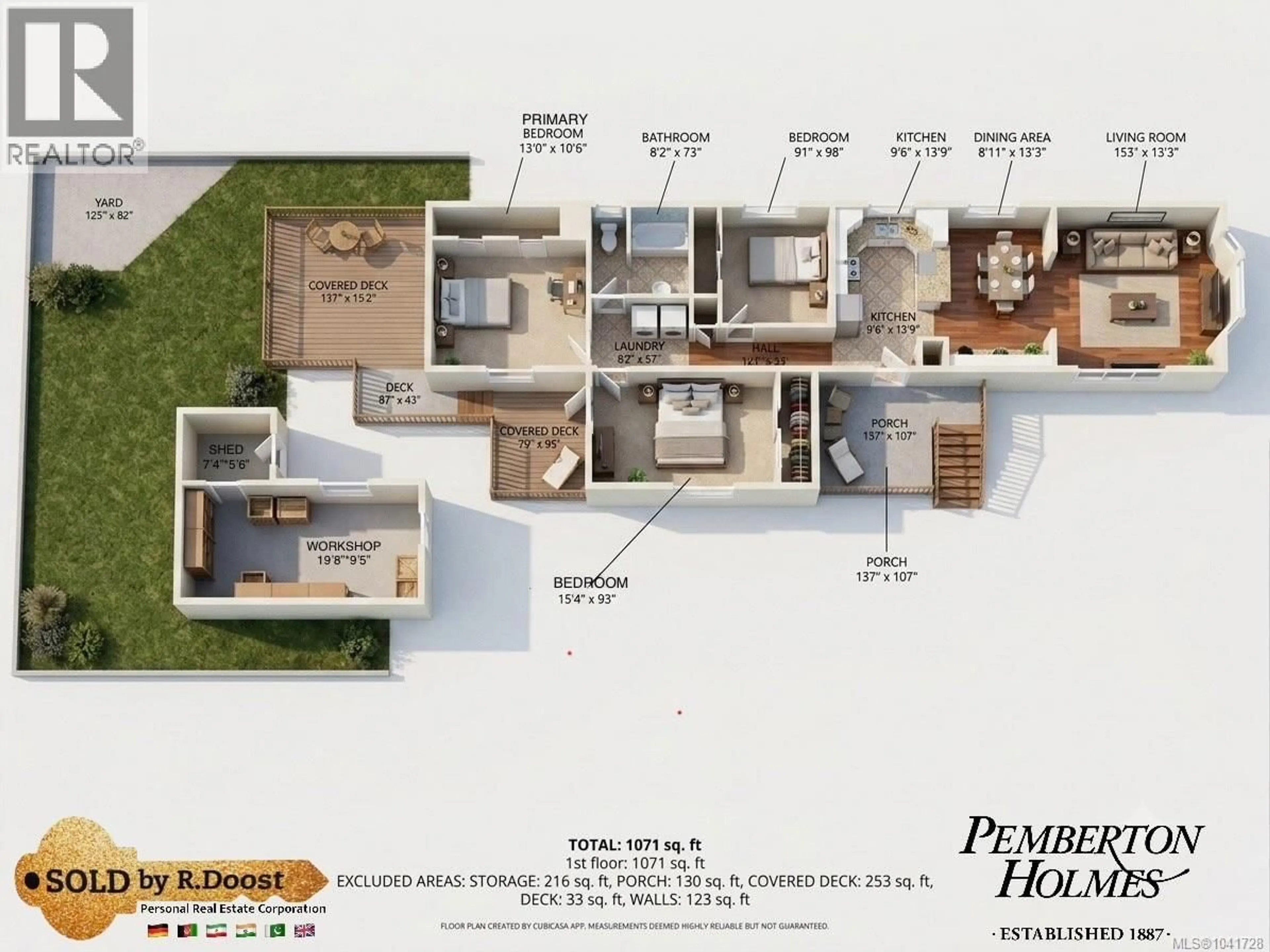 Floor plan for 152 - 1751 NORTHGATE ROAD, Cobble Hill British Columbia V0R1L0