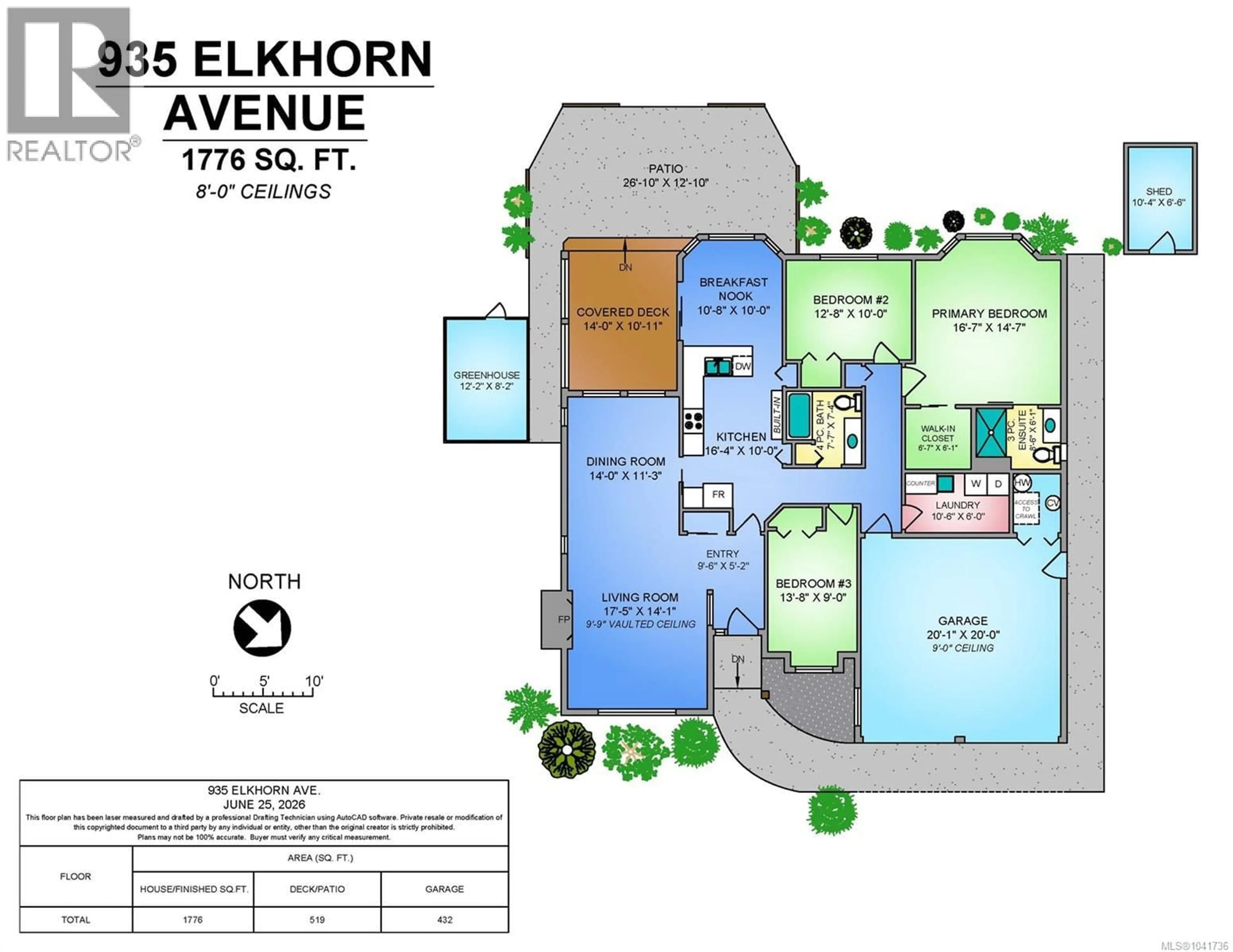 Floor plan for 935 ELKHORN AVENUE, Courtenay British Columbia V9N8Z2