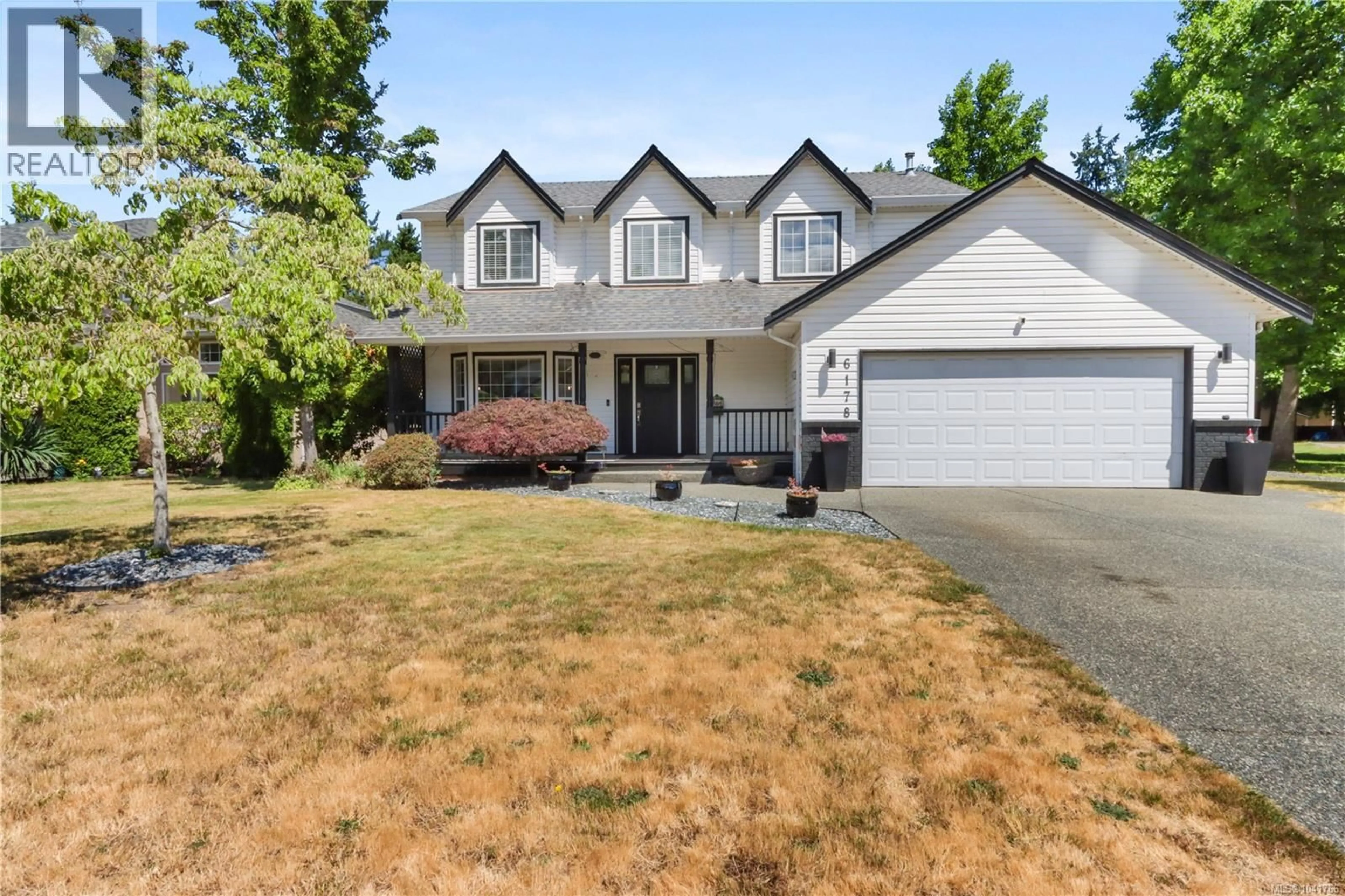 Home with vinyl exterior material, street for 6178 PARKWOOD DRIVE, Nanaimo British Columbia V9T6C8