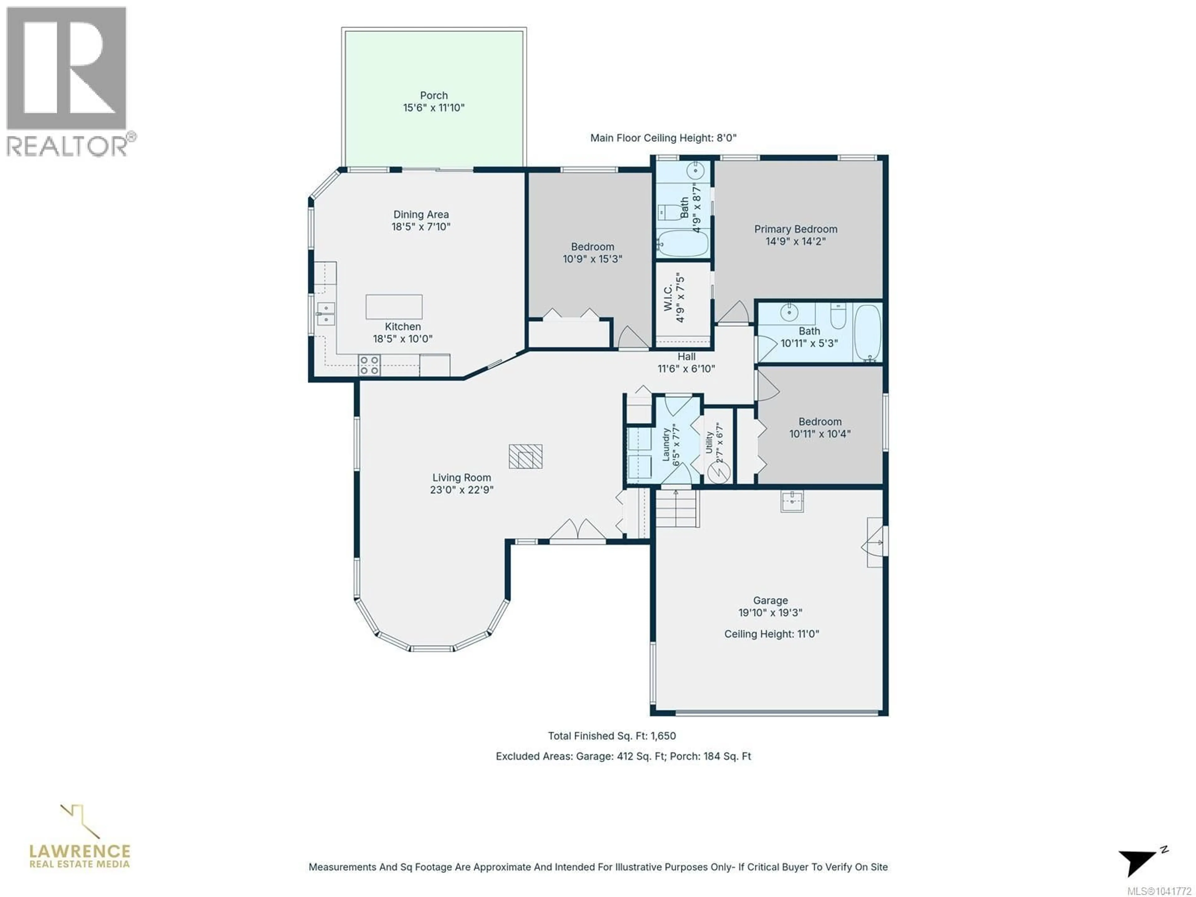 Floor plan for 1004 ADELINE PLACE, Saanich British Columbia V8Y3E7