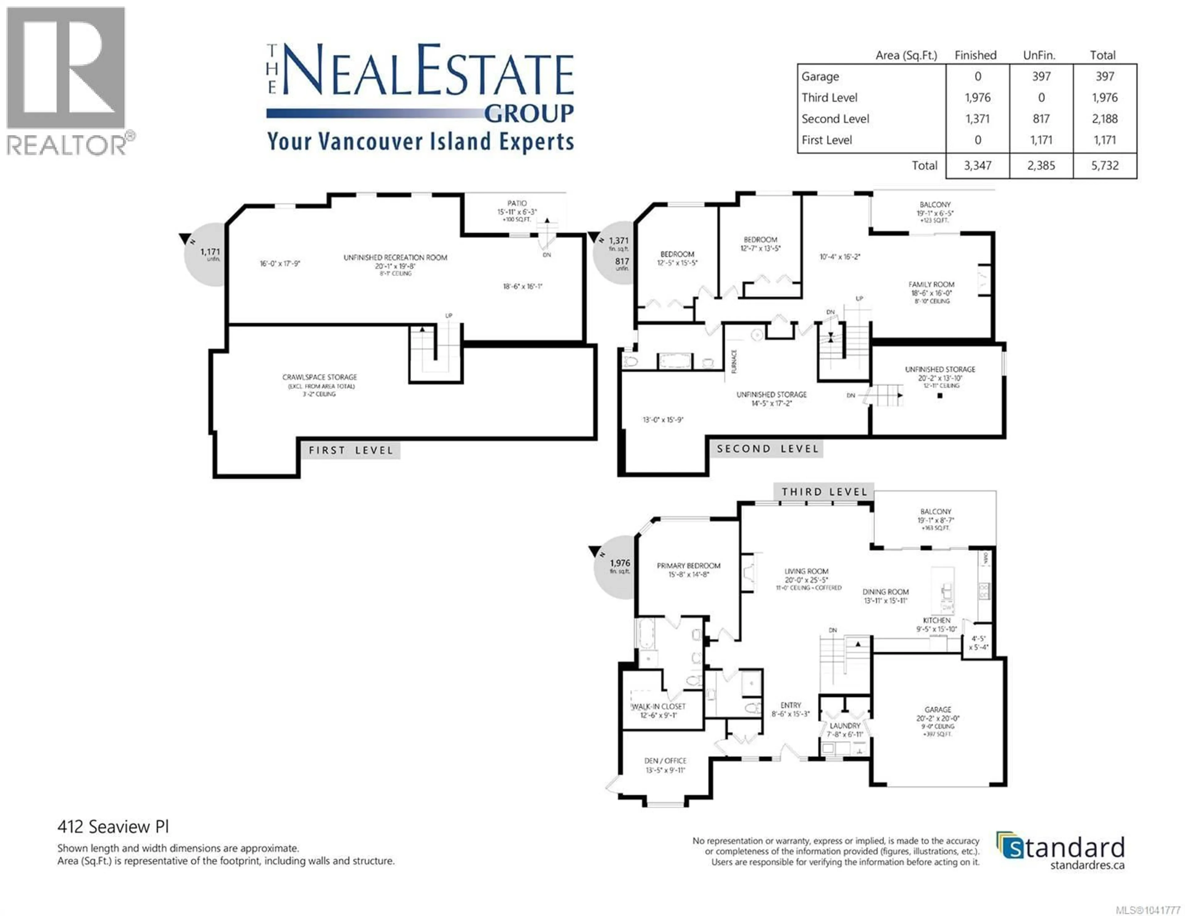 Floor plan for 412 SEAVIEW PLACE, Cobble Hill British Columbia V0R1L1