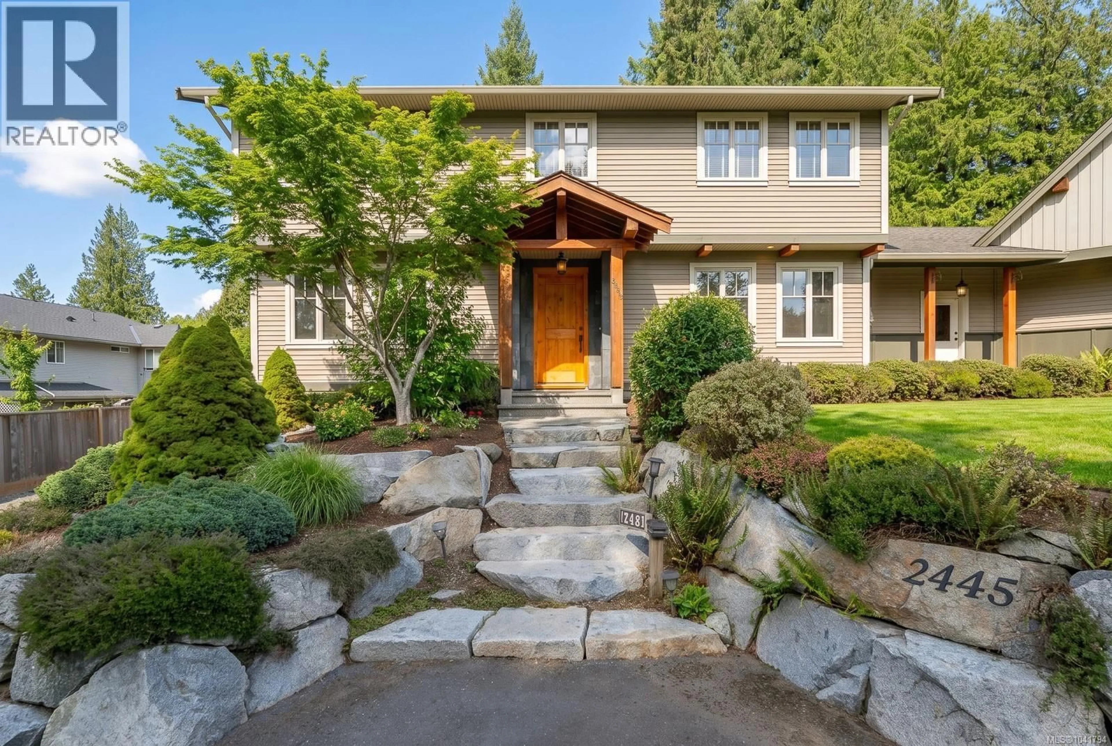 Home with brick exterior material, street for 2445 CRYSTAL BROOK WAY, Nanaimo British Columbia V9T6L5