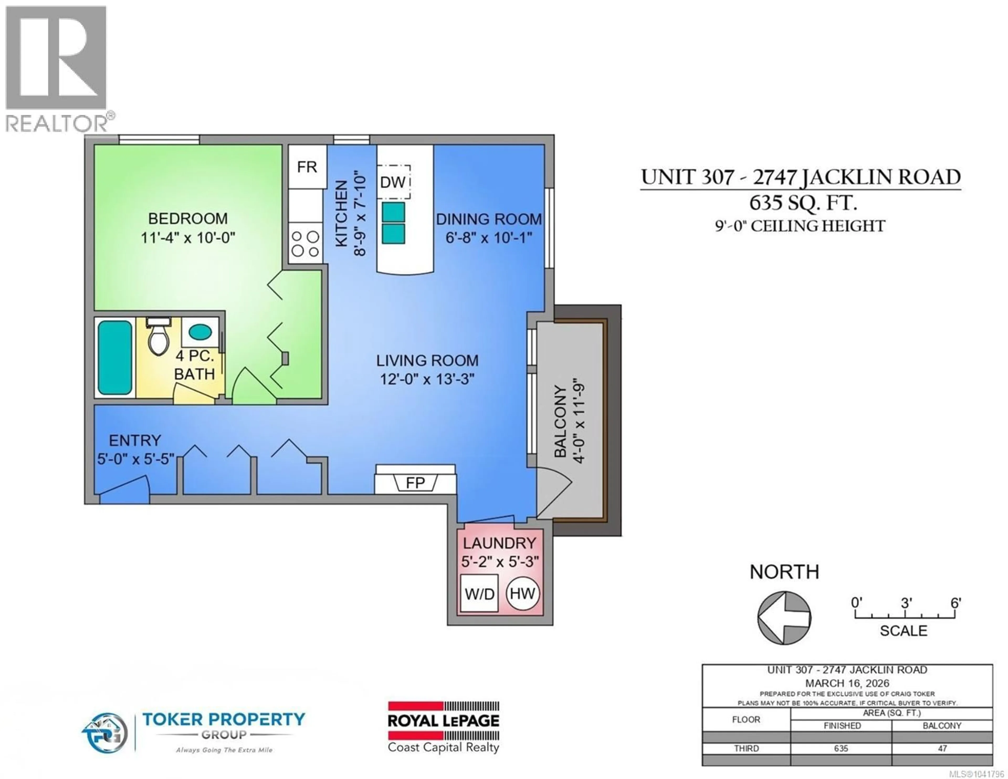 Floor plan for 307 - 2747 JACKLIN ROAD, Langford British Columbia V9B3X7