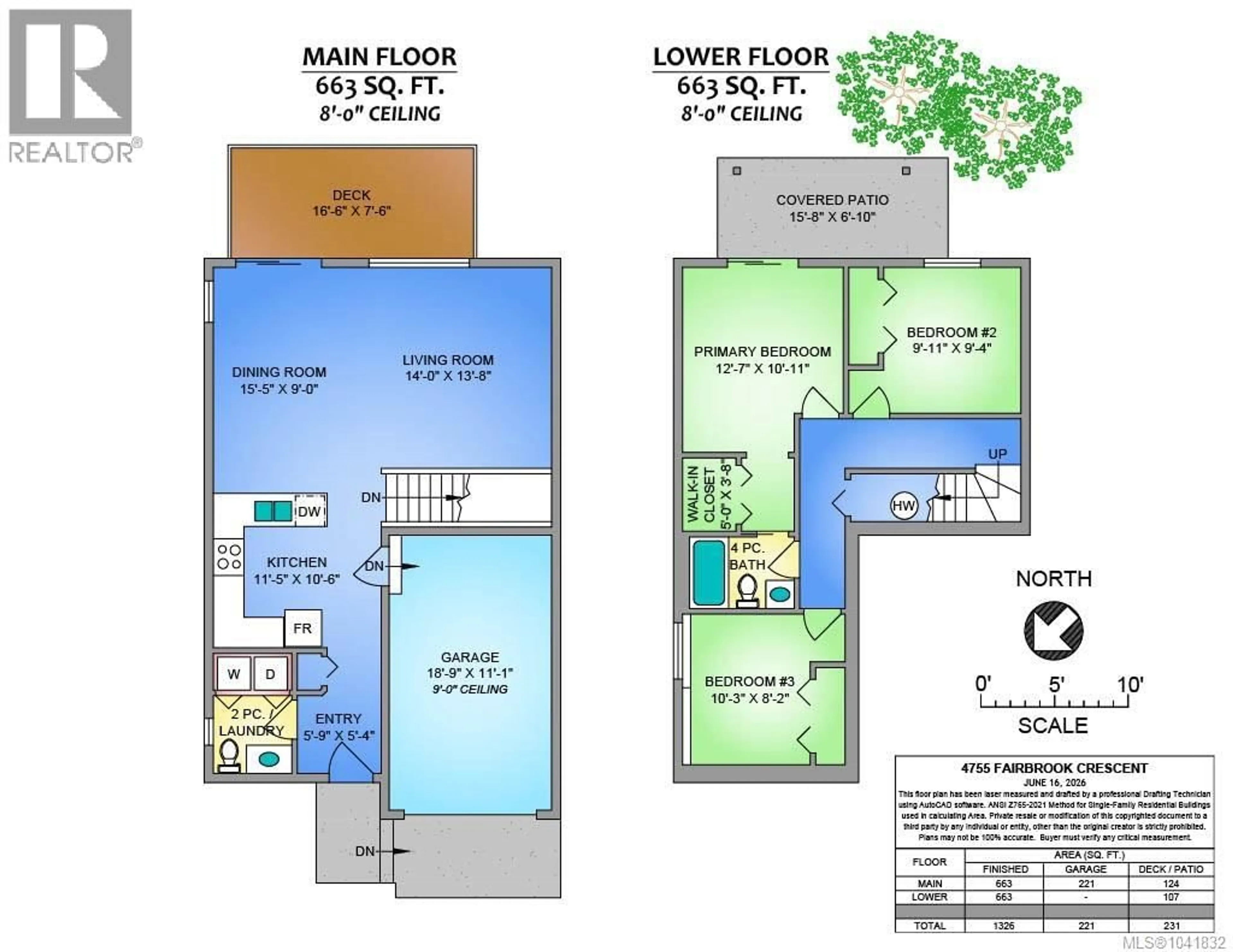 Floor plan for 4755 FAIRBROOK CRESCENT, Nanaimo British Columbia V9T6L7