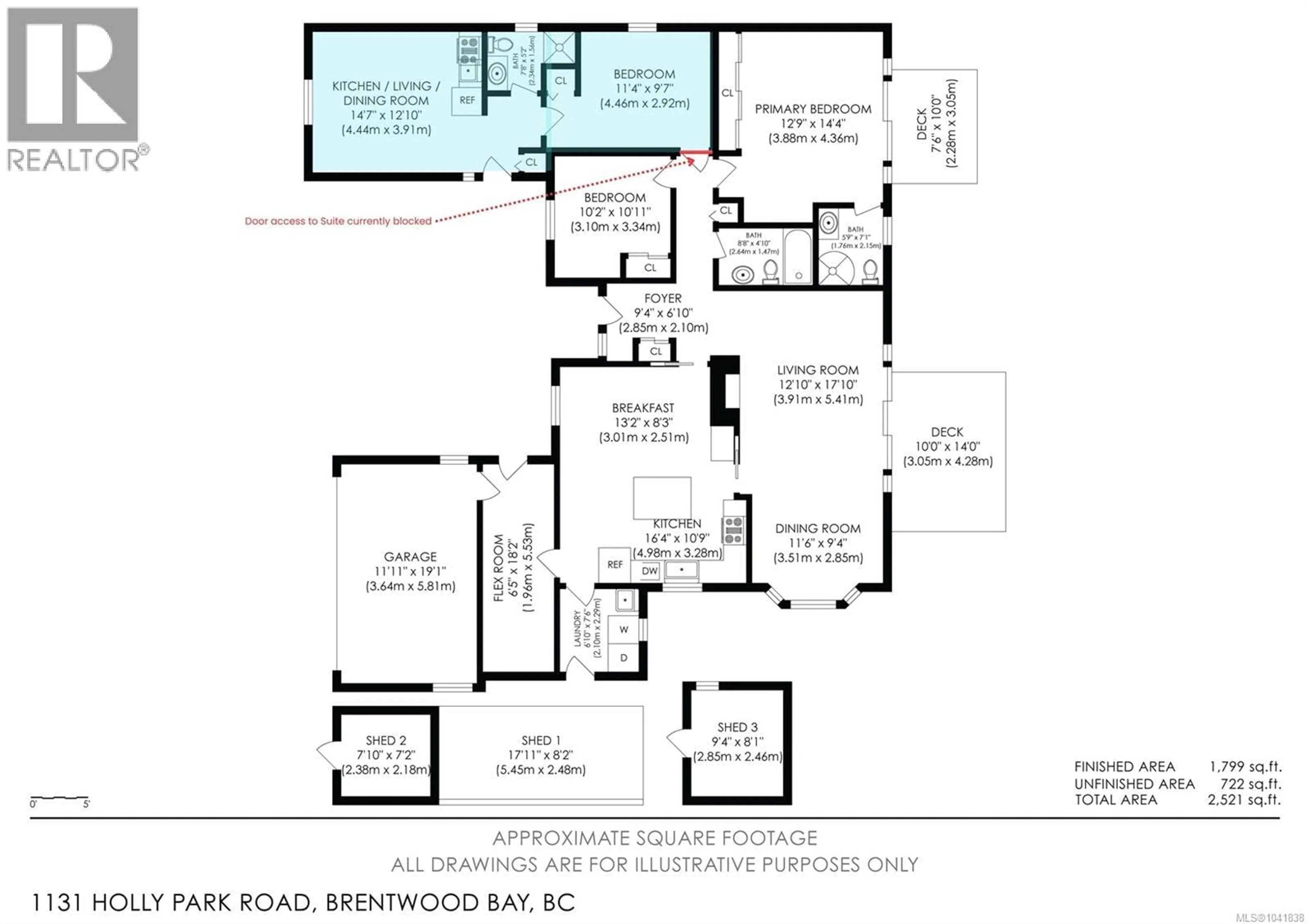 Floor plan for 1131 HOLLY PARK ROAD, Central Saanich British Columbia V8M1E6