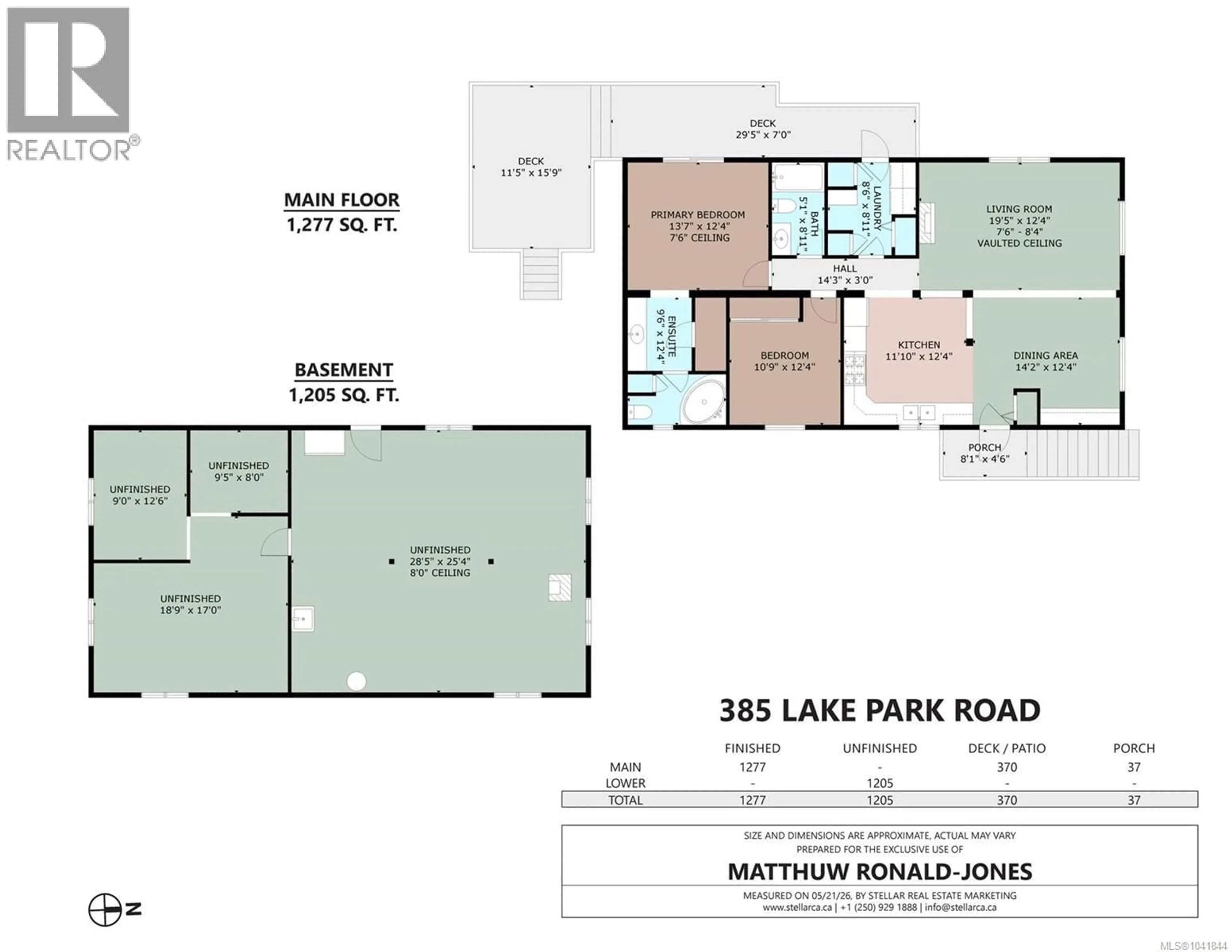 Floor plan for 385 LAKE PARK ROAD, Lake Cowichan British Columbia V0N2L0