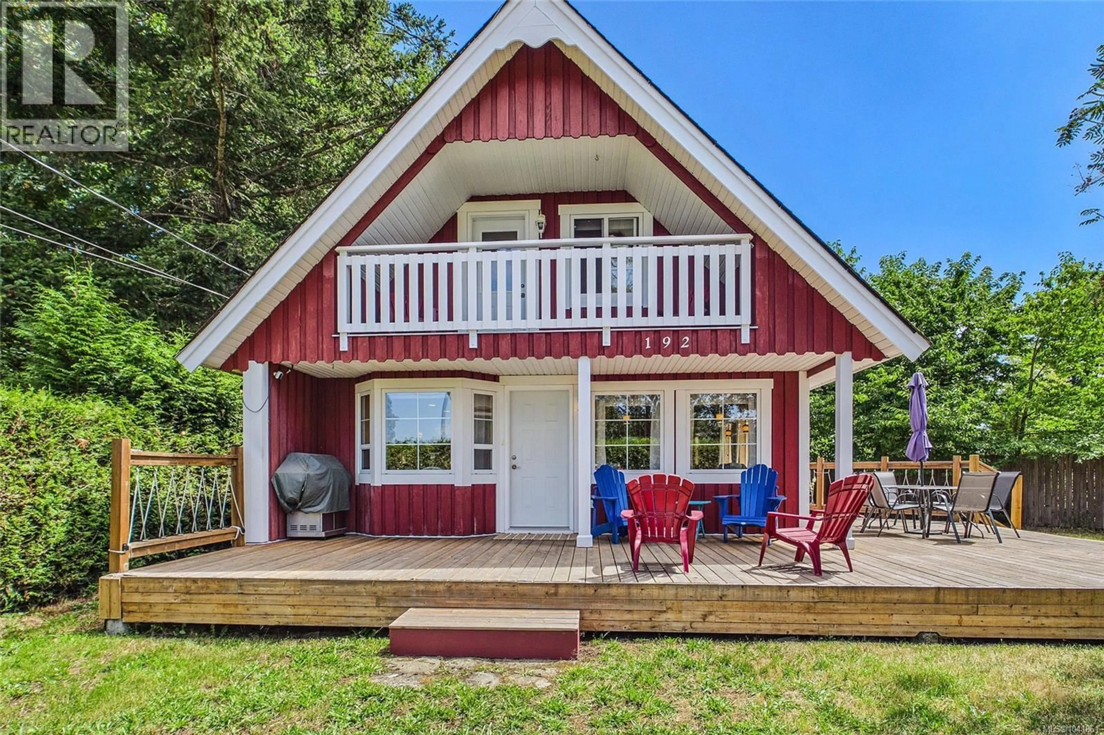 Patio, water/lake/river/ocean view for 192 COLVILLETON TRAIL, Protection Island British Columbia V9R6R1