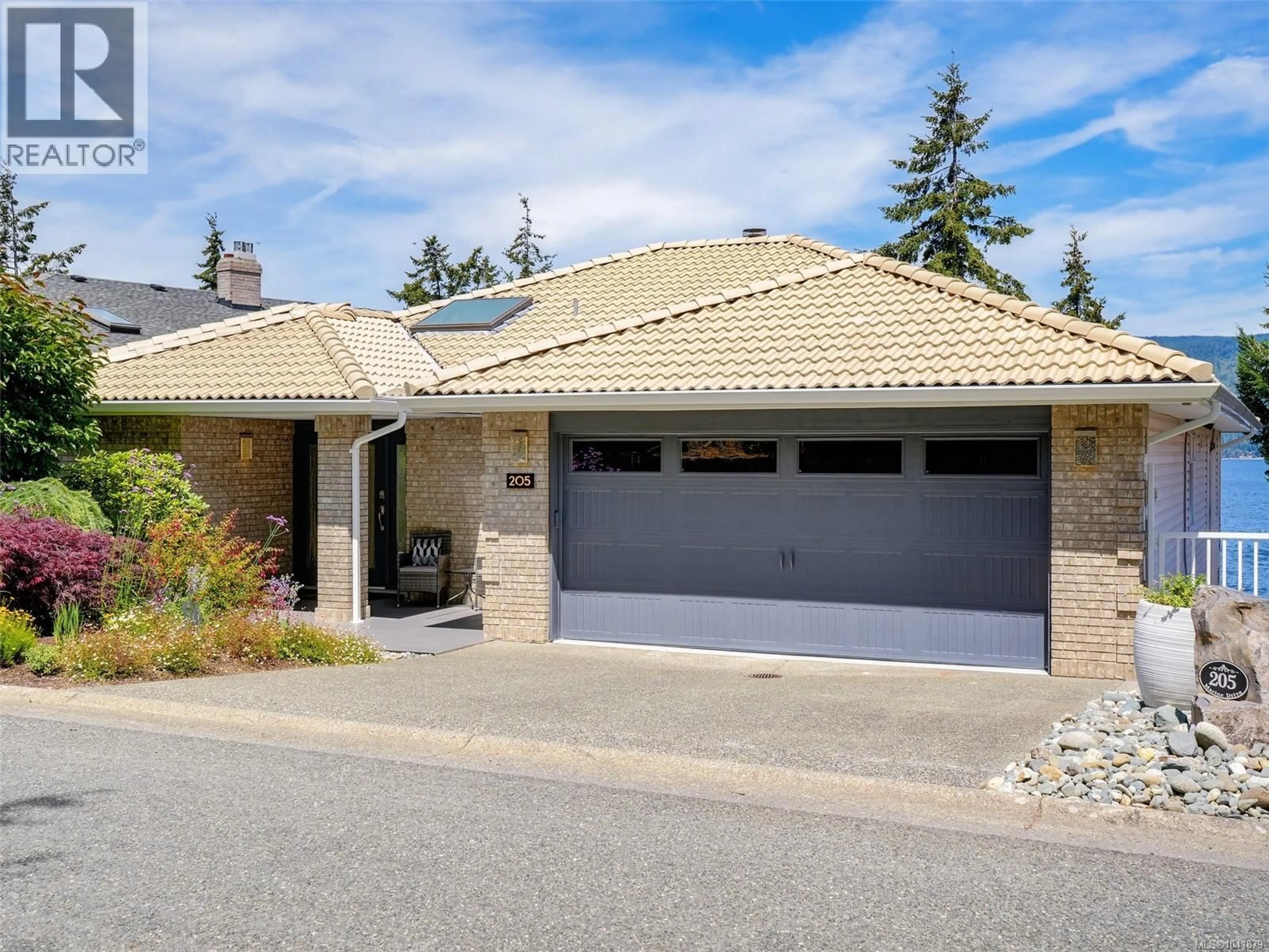 Home with brick exterior material, street for 205 MARINE DRIVE, Cobble Hill British Columbia V8H0K8