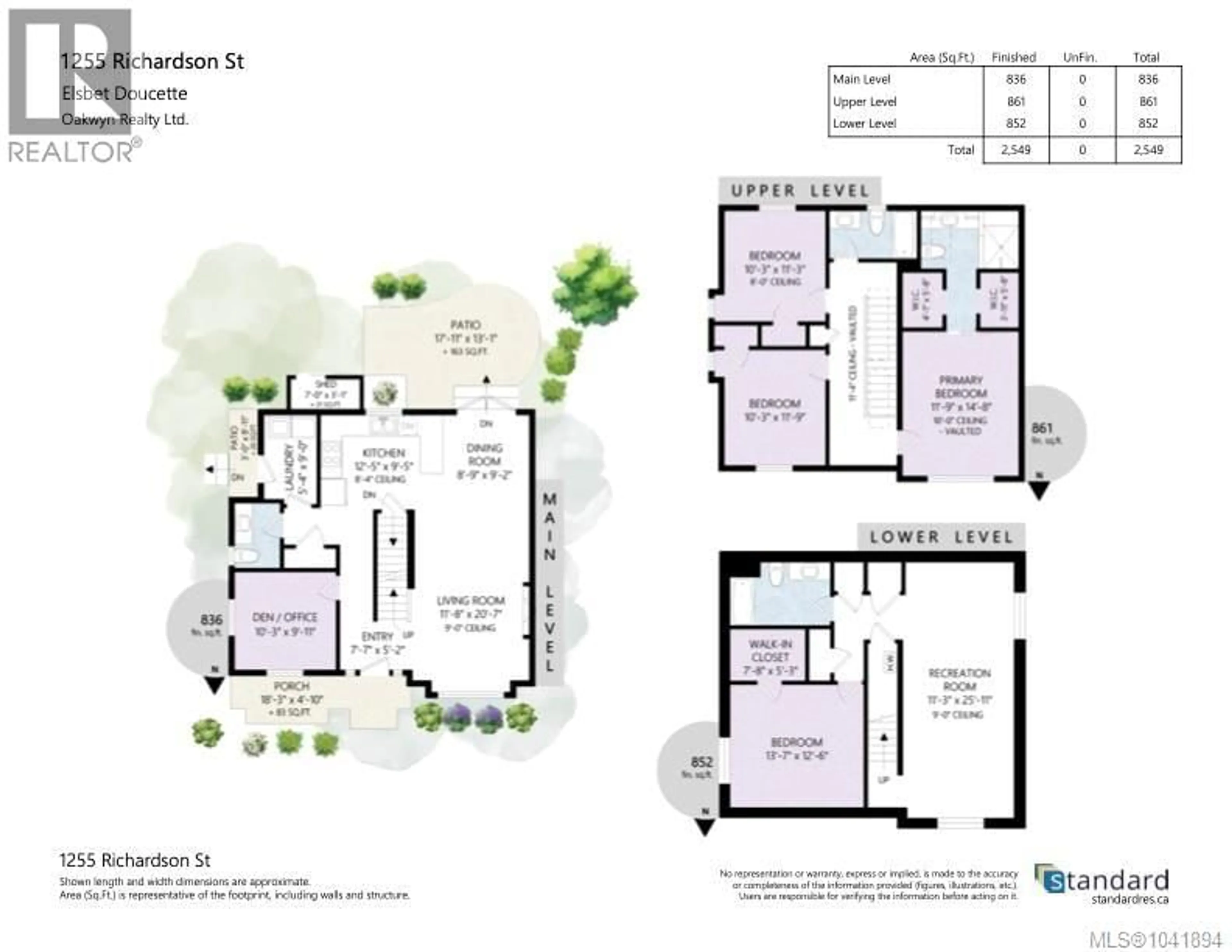 Floor plan for 1255 RICHARDSON STREET, Victoria British Columbia V8V3E2