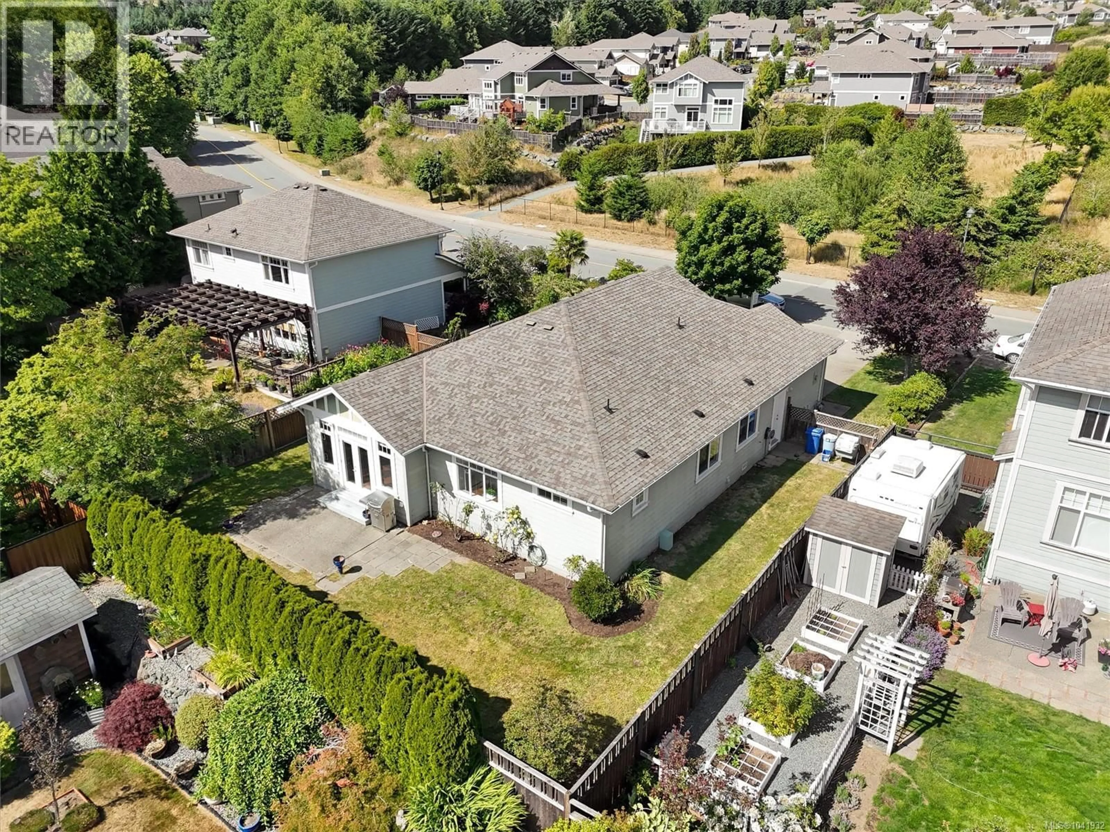 A pic from outside/outdoor area/front of a property/back of a property/a pic from drone, unknown for 2428 SUNRIVER WAY, Sooke British Columbia V0S1N0