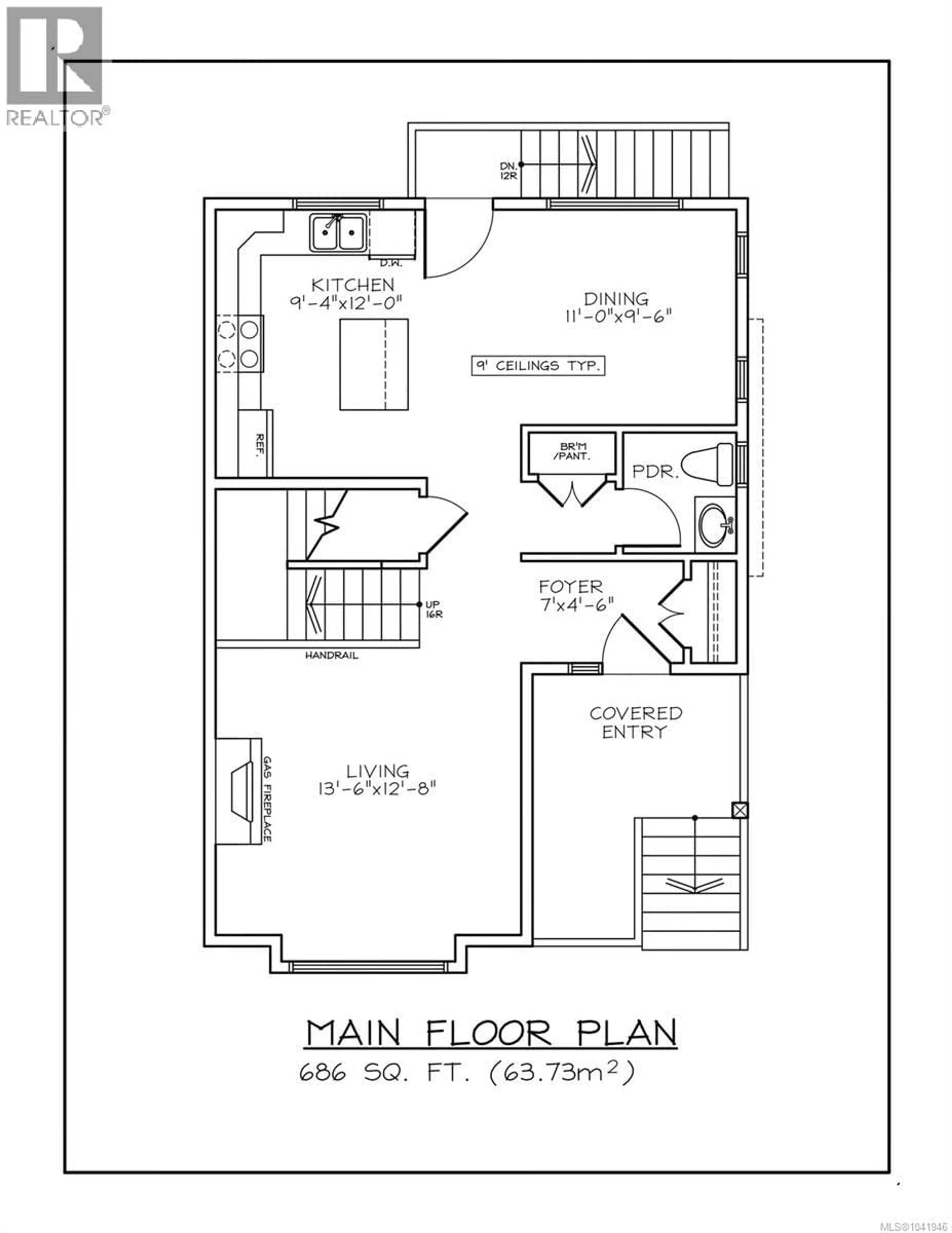 Floor plan for B - 444 2ND STREET, Courtenay British Columbia V9N1C1