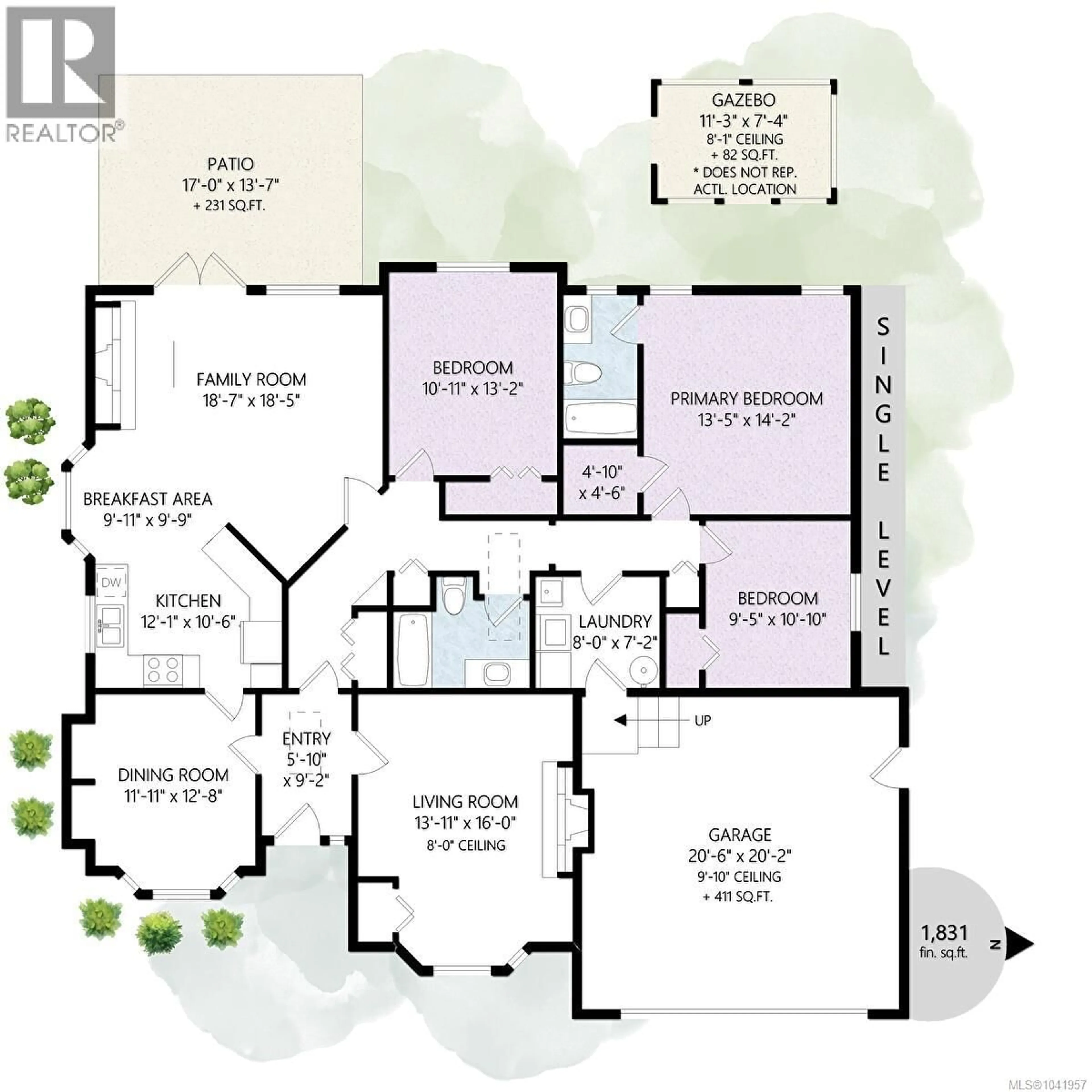 Floor plan for 4044 MALTON AVENUE, Saanich British Columbia V8X4X1
