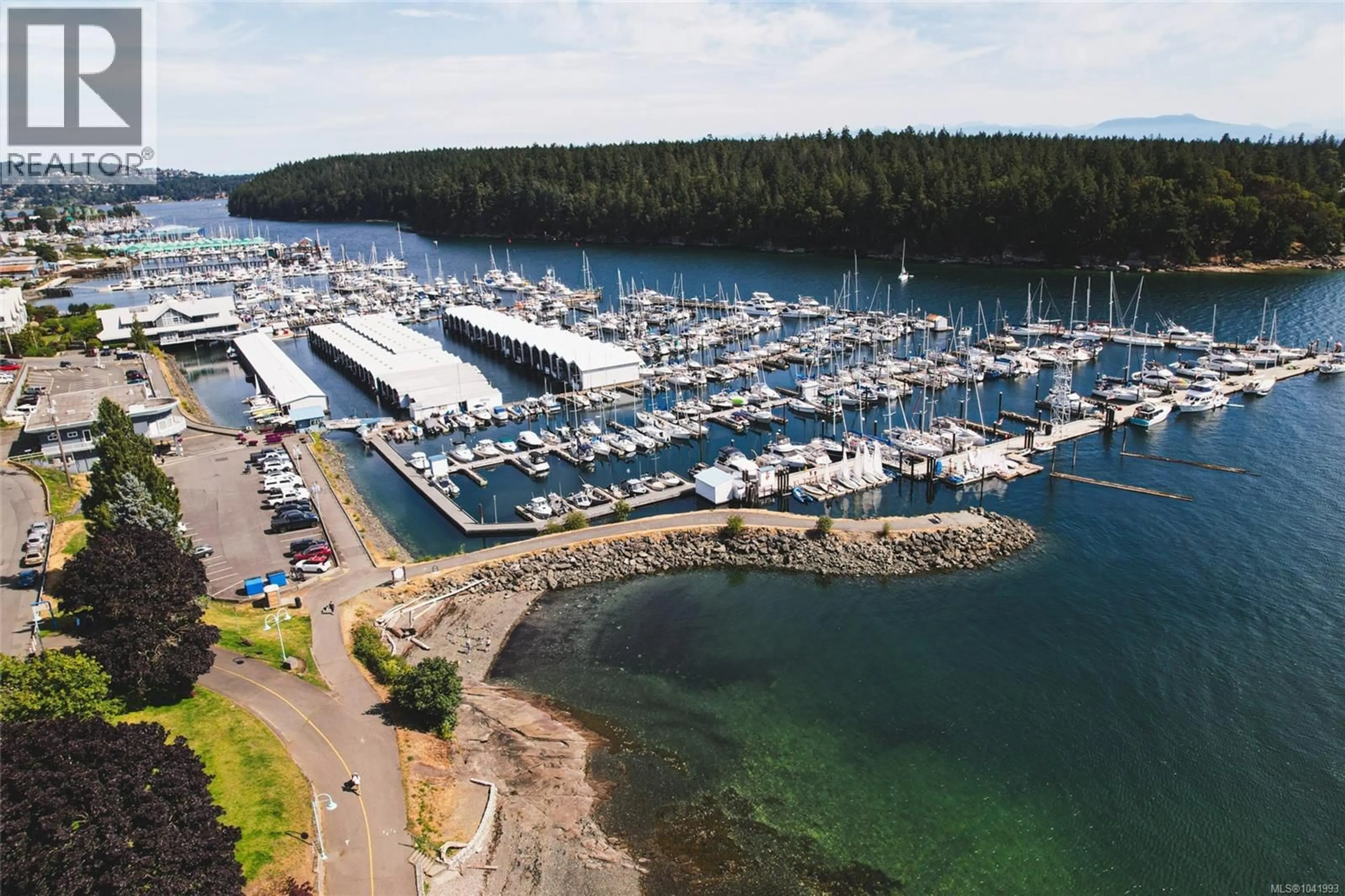 A pic from outside/outdoor area/front of a property/back of a property/a pic from drone, water/lake/river/ocean view for 703 - 33 MT. BENSON ROAD, Nanaimo British Columbia V9S5L2