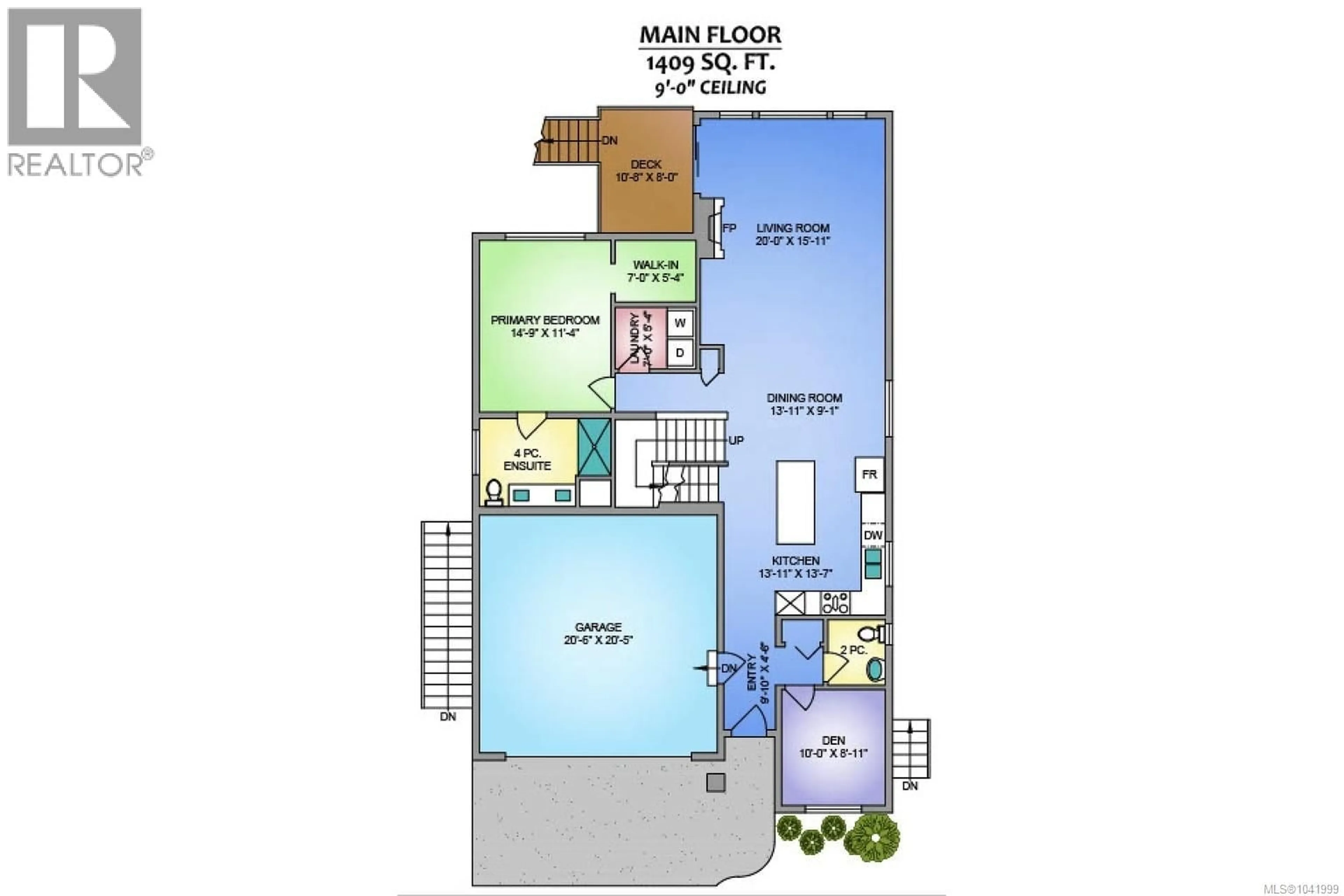 Floor plan for 2036 MOUNTAIN VISTA DRIVE, Nanaimo British Columbia V9T0L4