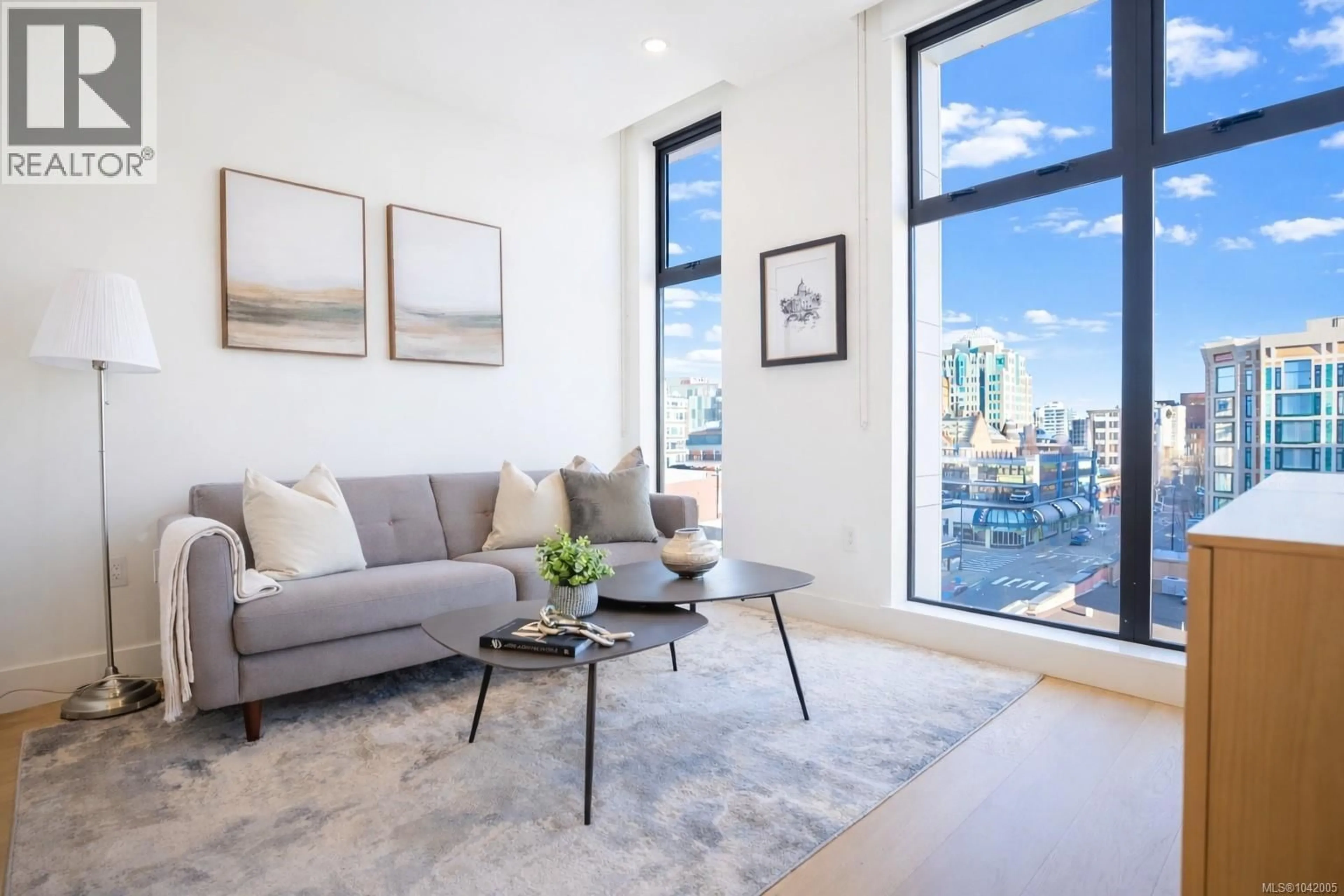 Living room with furniture, unknown for 503 - 888 GOVERNMENT STREET, Victoria British Columbia V8W0G5