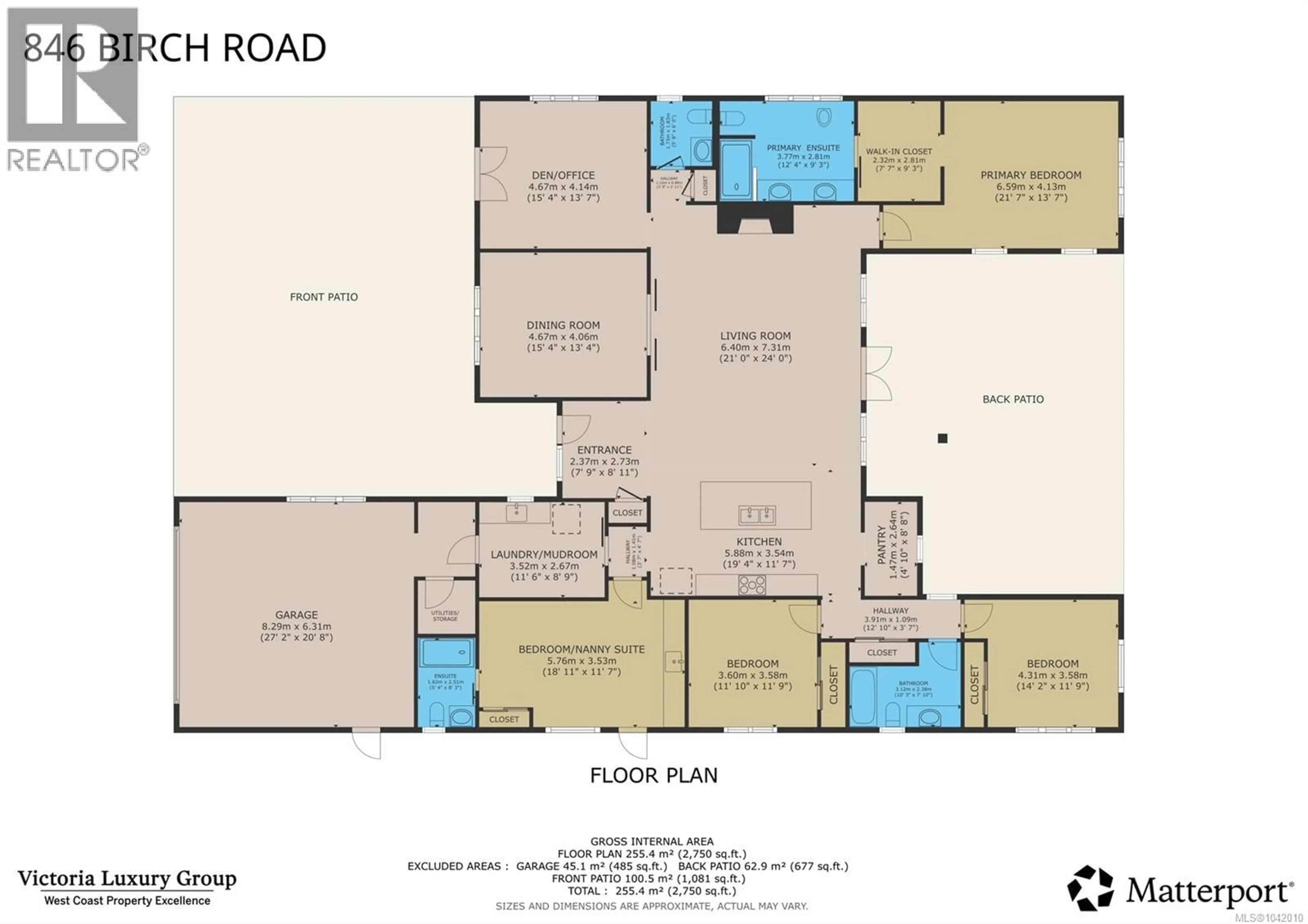 Floor plan for 846 BIRCH ROAD, North Saanich British Columbia V8L5R9