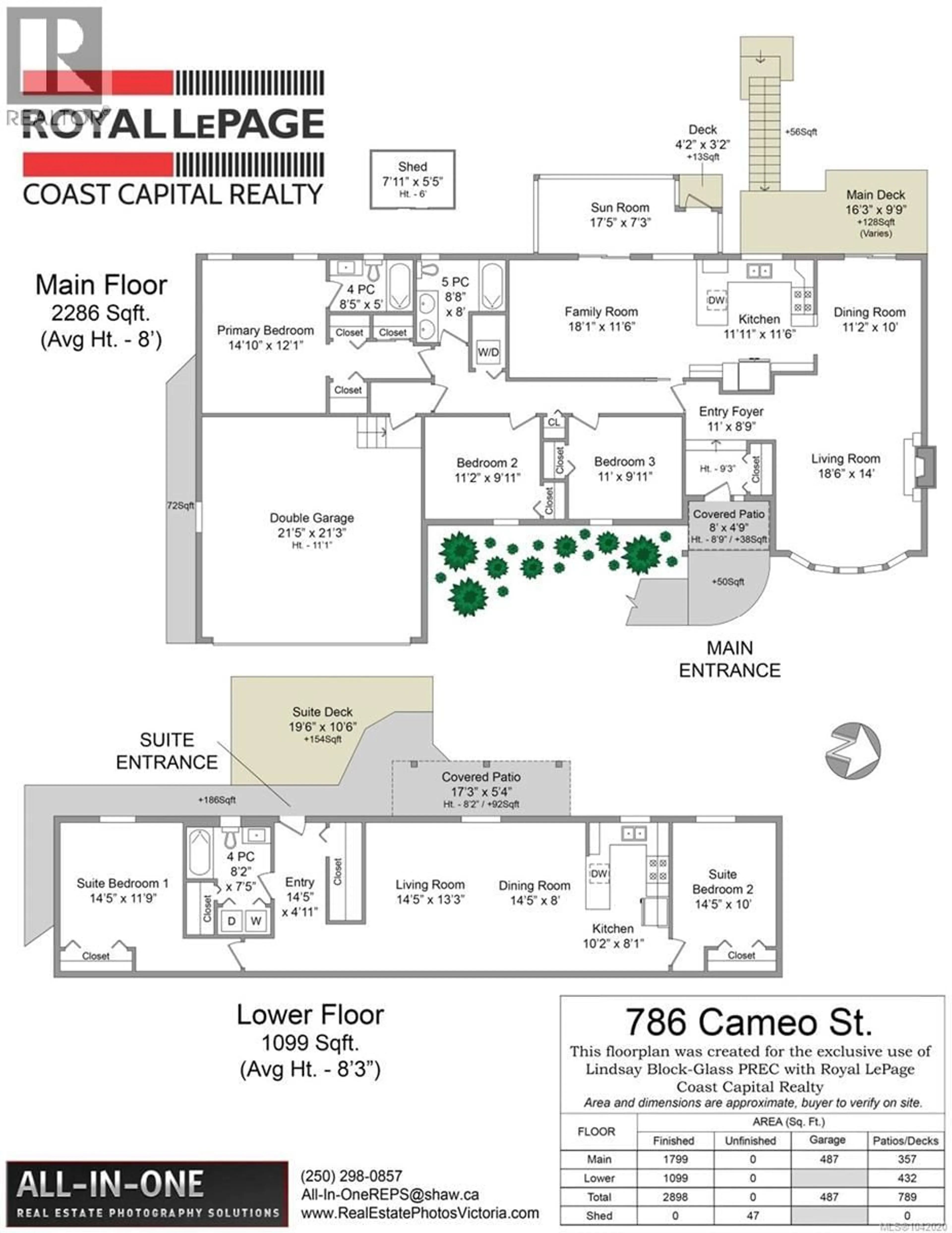 Floor plan for 786 CAMEO STREET, Saanich British Columbia V8X4M4