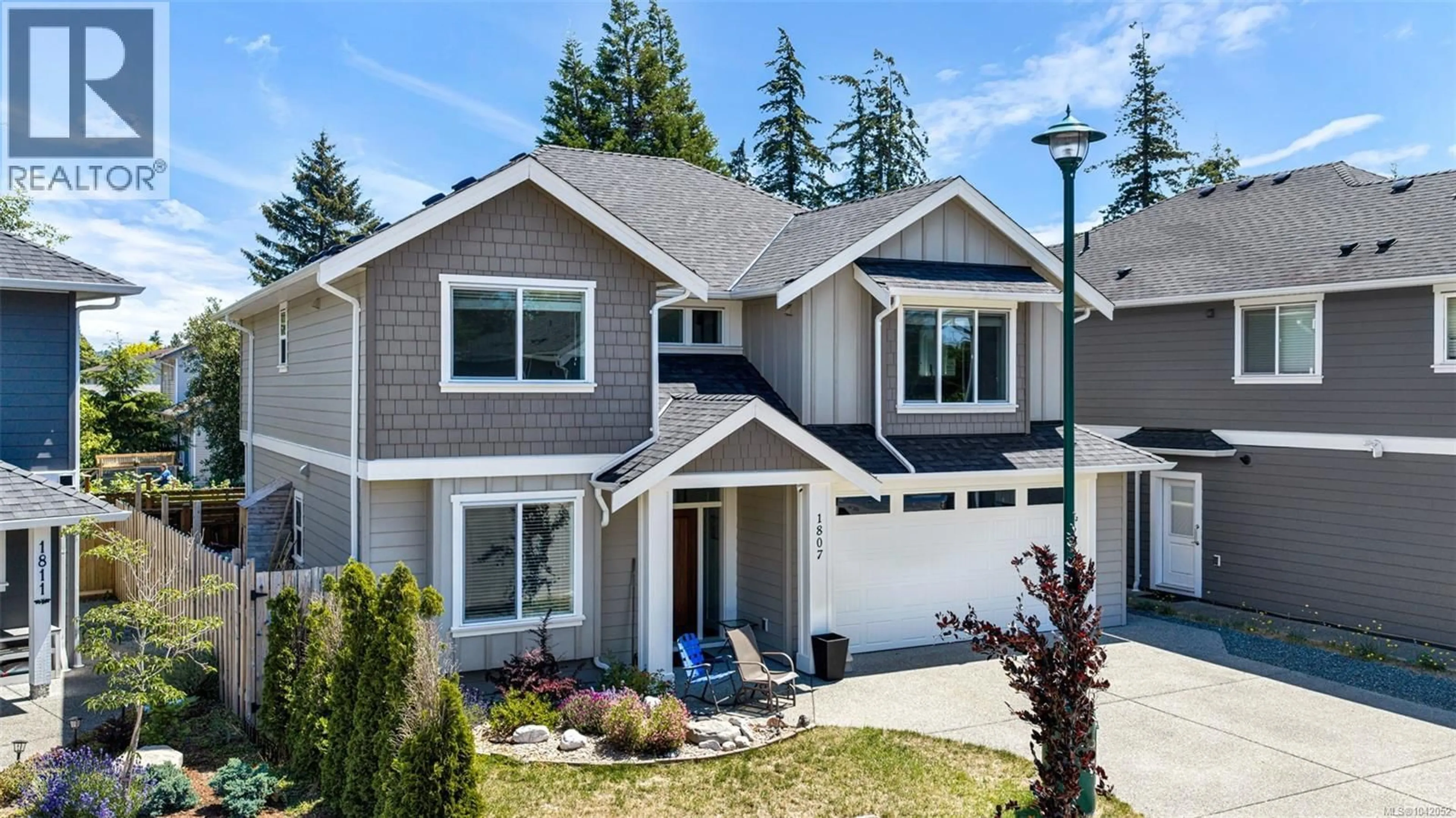 Home with vinyl exterior material, street for 1807 LIFEHOUSE COURT, Sooke British Columbia V9Z0V1