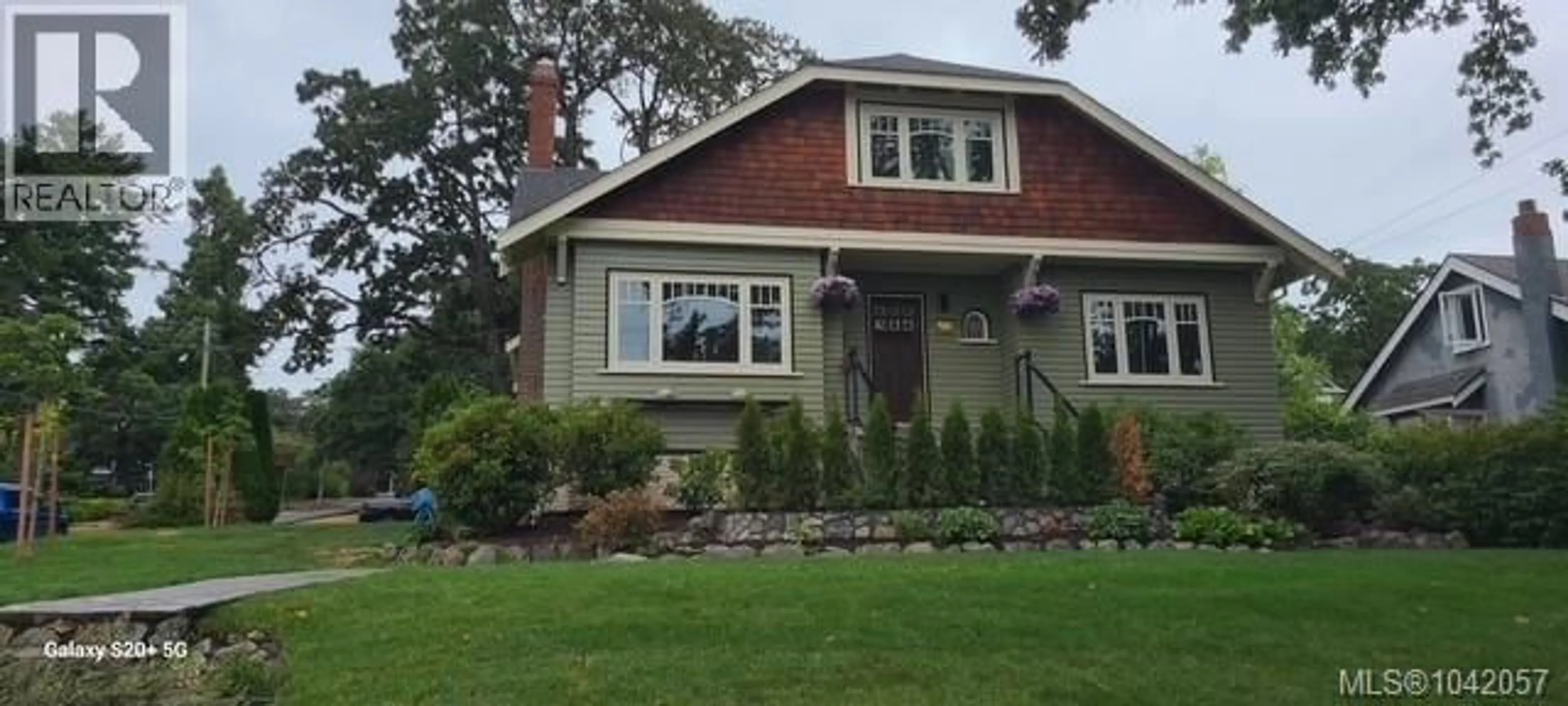 Home with brick exterior material, street for 1276 VISTA HEIGHTS, Victoria British Columbia V8T2J1
