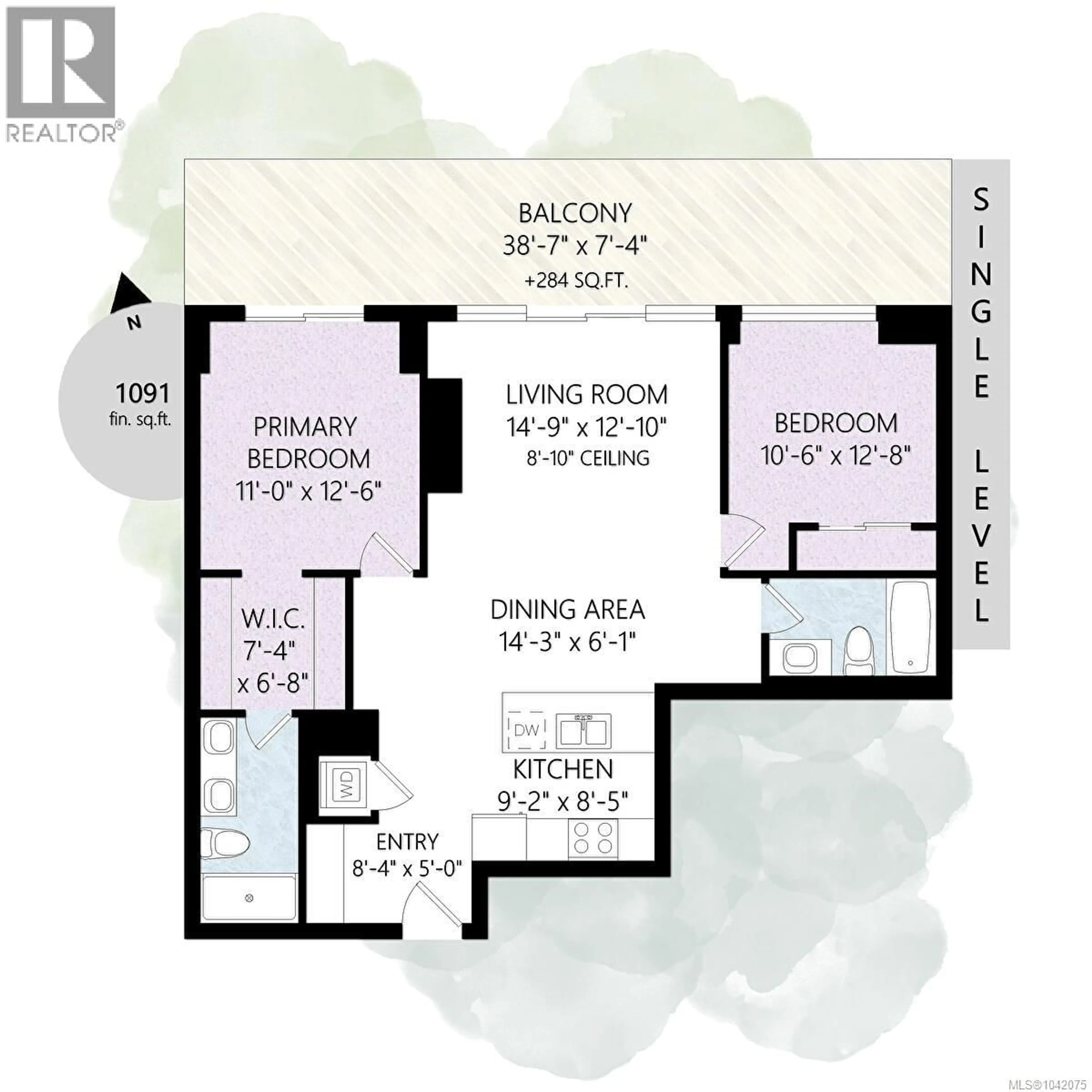 Floor plan for 903 - 2000 HANNINGTON ROAD, Langford British Columbia V9B6R6