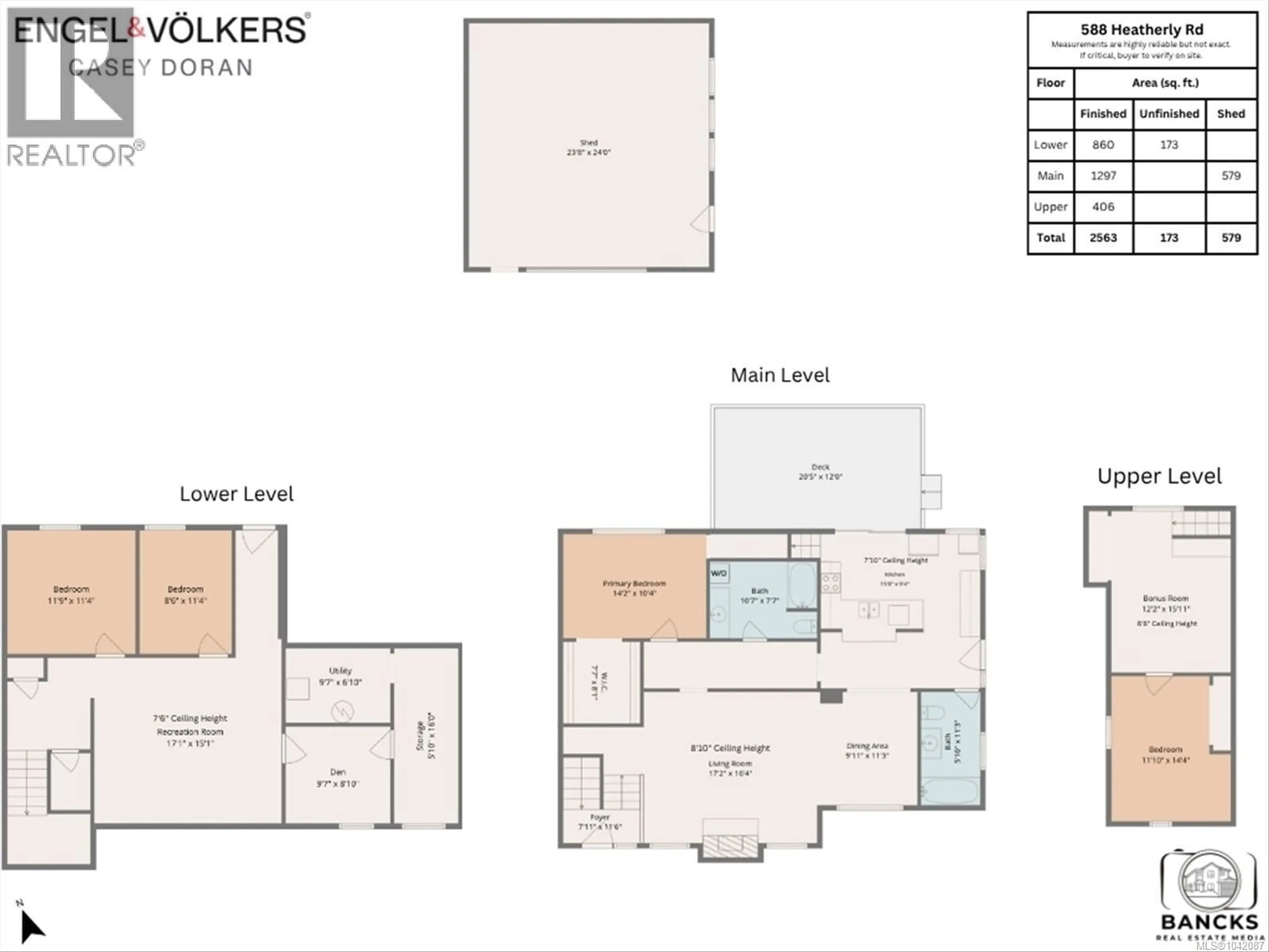 Floor plan for 588 HEATHERLY ROAD, Colwood British Columbia V9C1K1