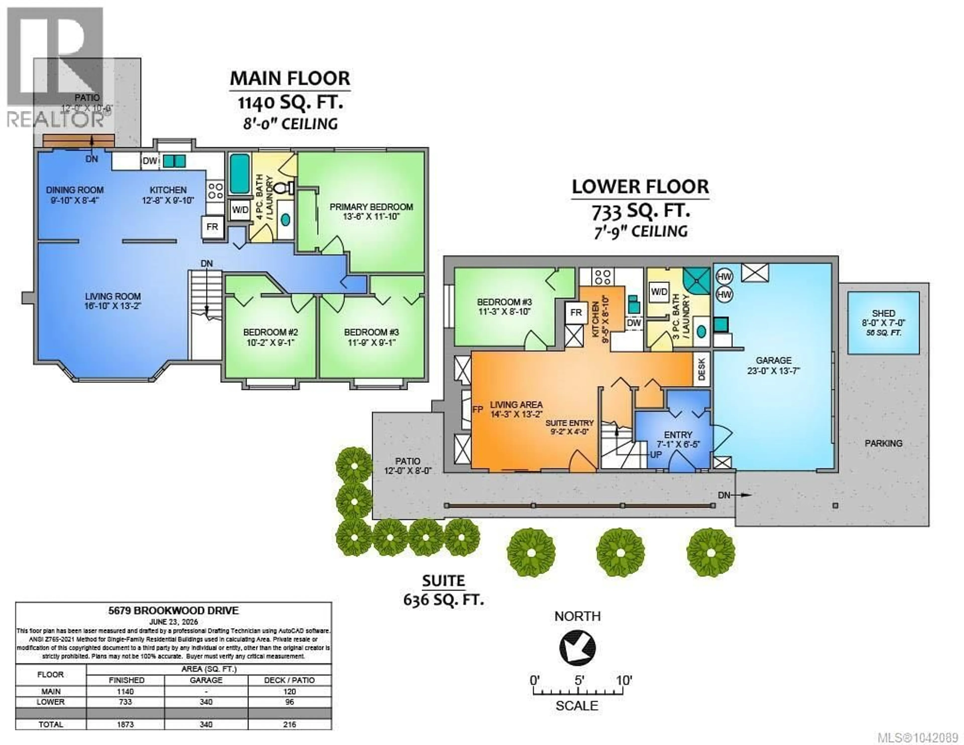 Floor plan for 5679 BROOKWOOD DRIVE, Nanaimo British Columbia V9T5P3