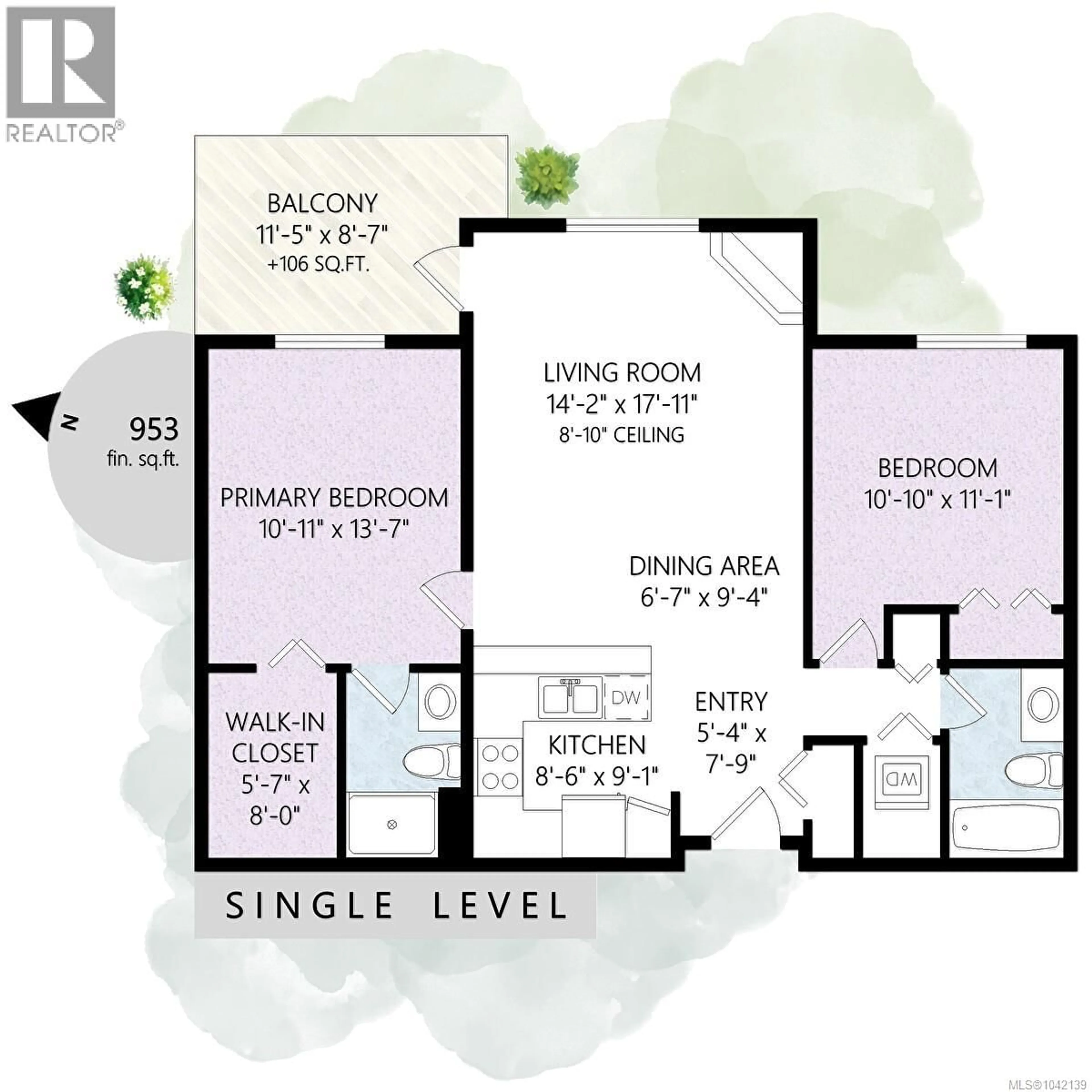Floor plan for 207 - 2117 MEREDITH ROAD, Nanaimo British Columbia V9S2N2