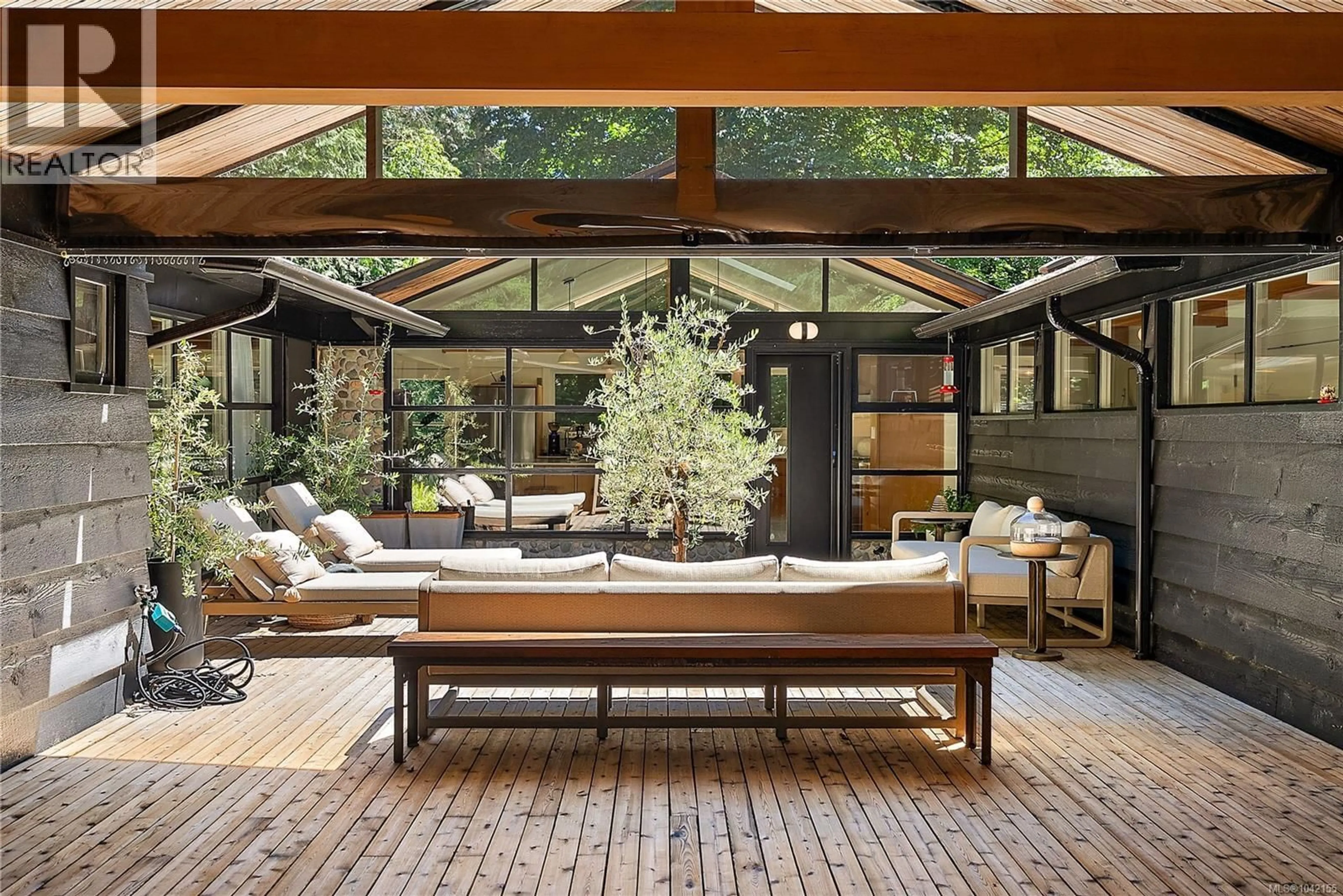 Patio, forest/trees view for 5715 OLD WEST SAANICH ROAD, Saanich British Columbia V9E2H2