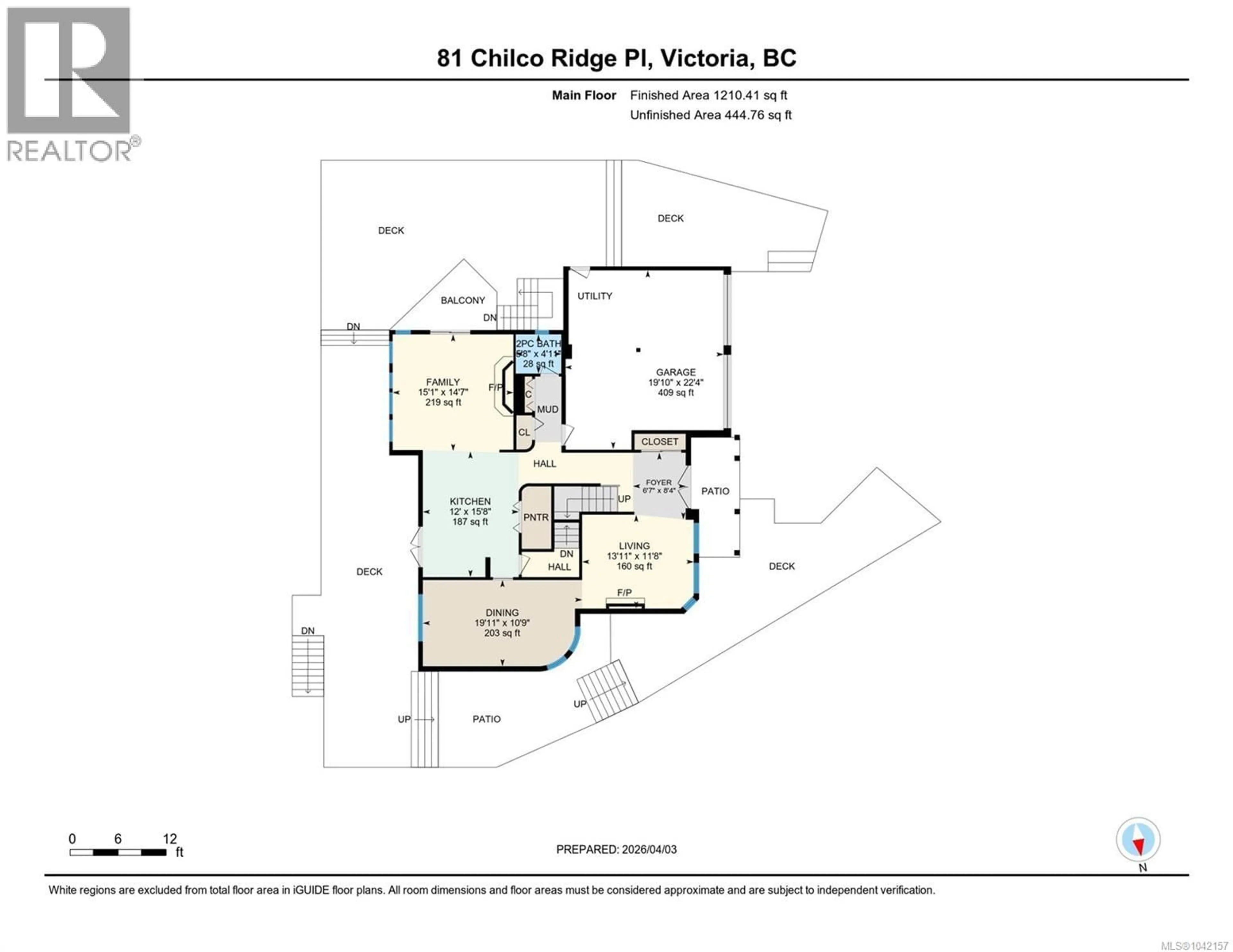 Floor plan for 81 CHILCO RIDGE PLACE, View Royal British Columbia V9B5Z7