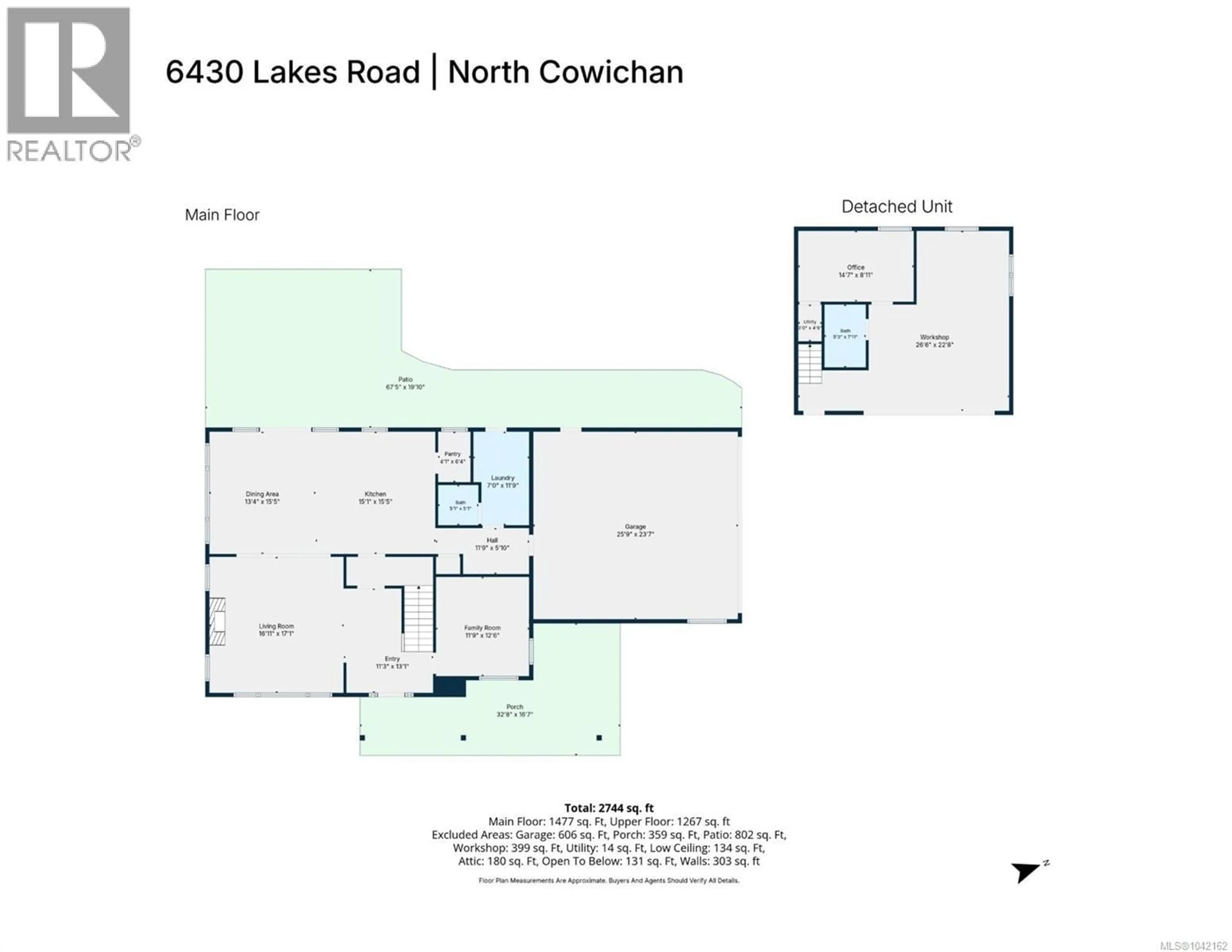 Floor plan for 6430 LAKES ROAD, Duncan British Columbia V9L5V7