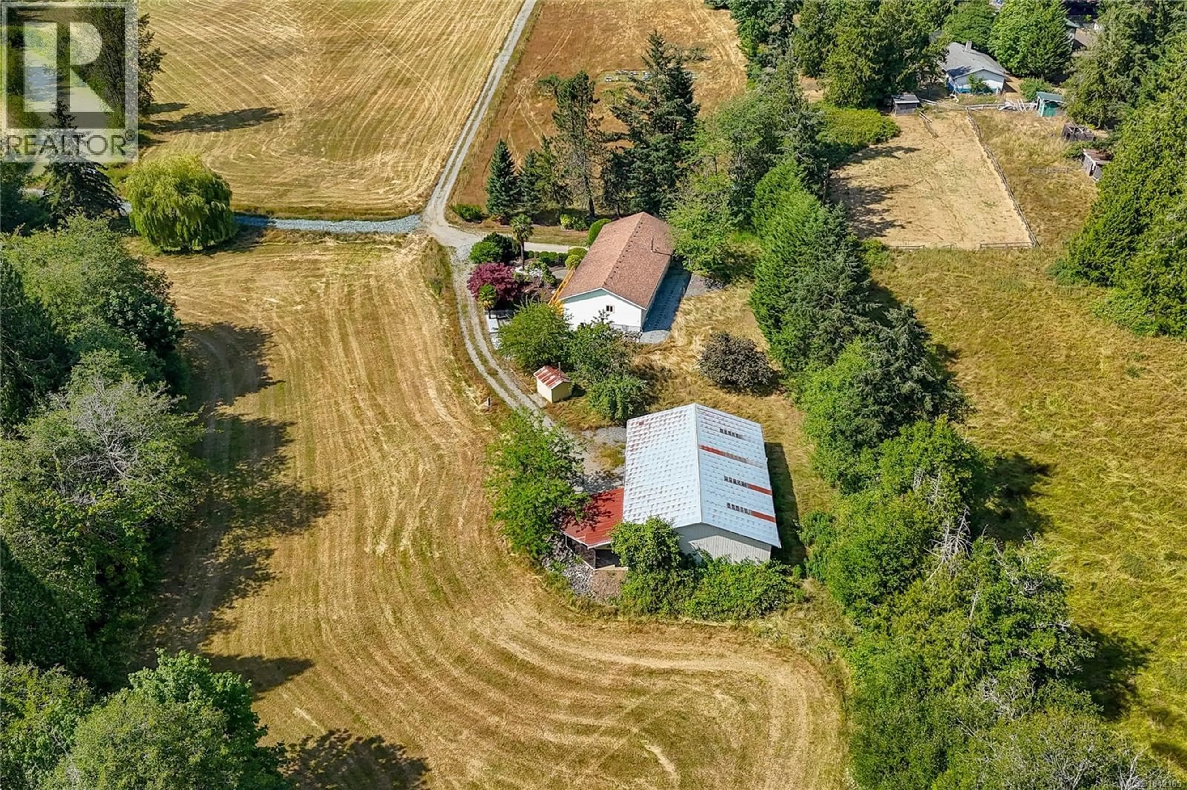 A pic from outside/outdoor area/front of a property/back of a property/a pic from drone, unknown for 2566 HASTINGS ROAD, Chemainus British Columbia V0R1K5